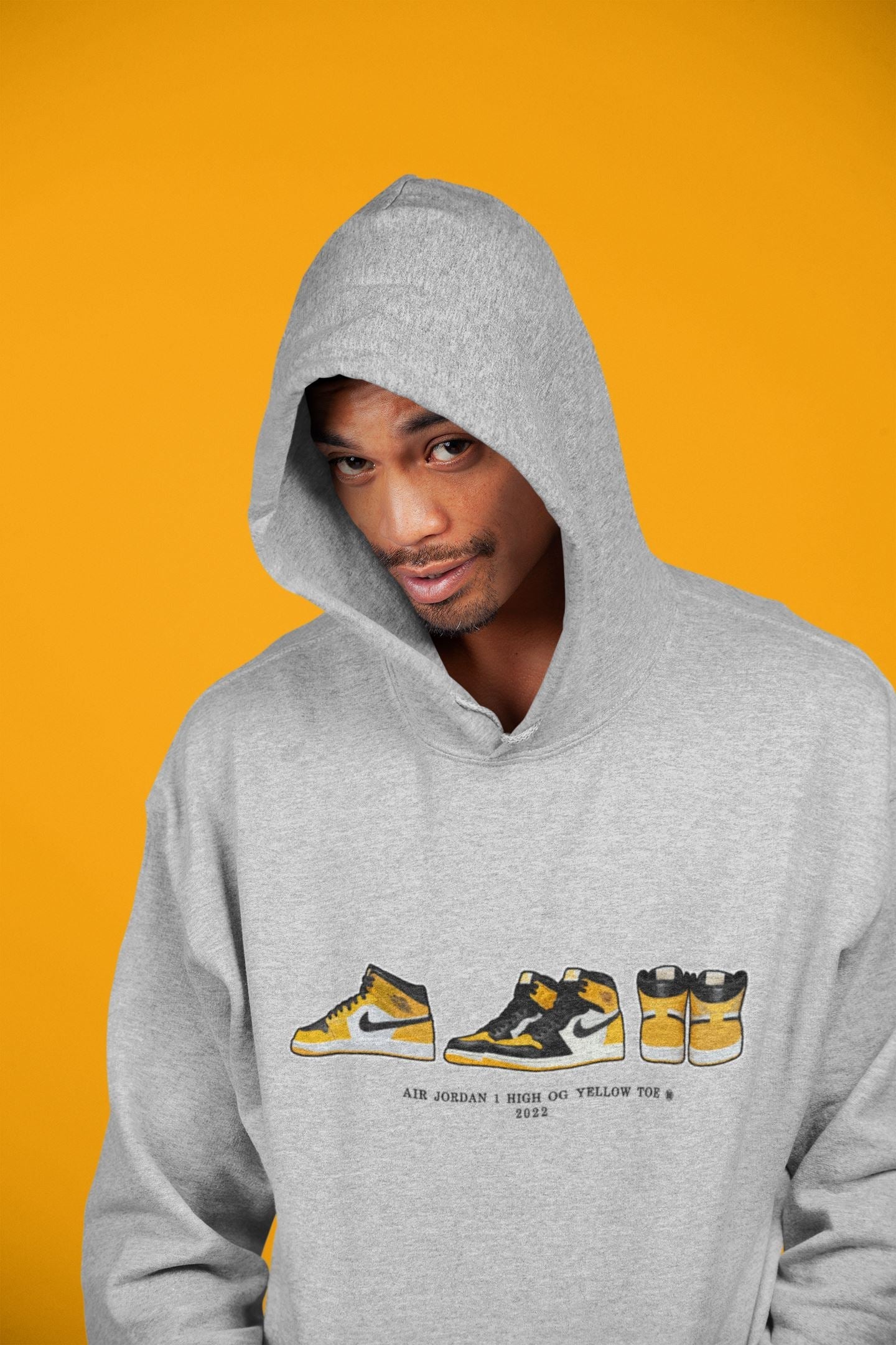 snkmatch Prelude Unisex Tops - Air Jordan 1 Yellow Toe