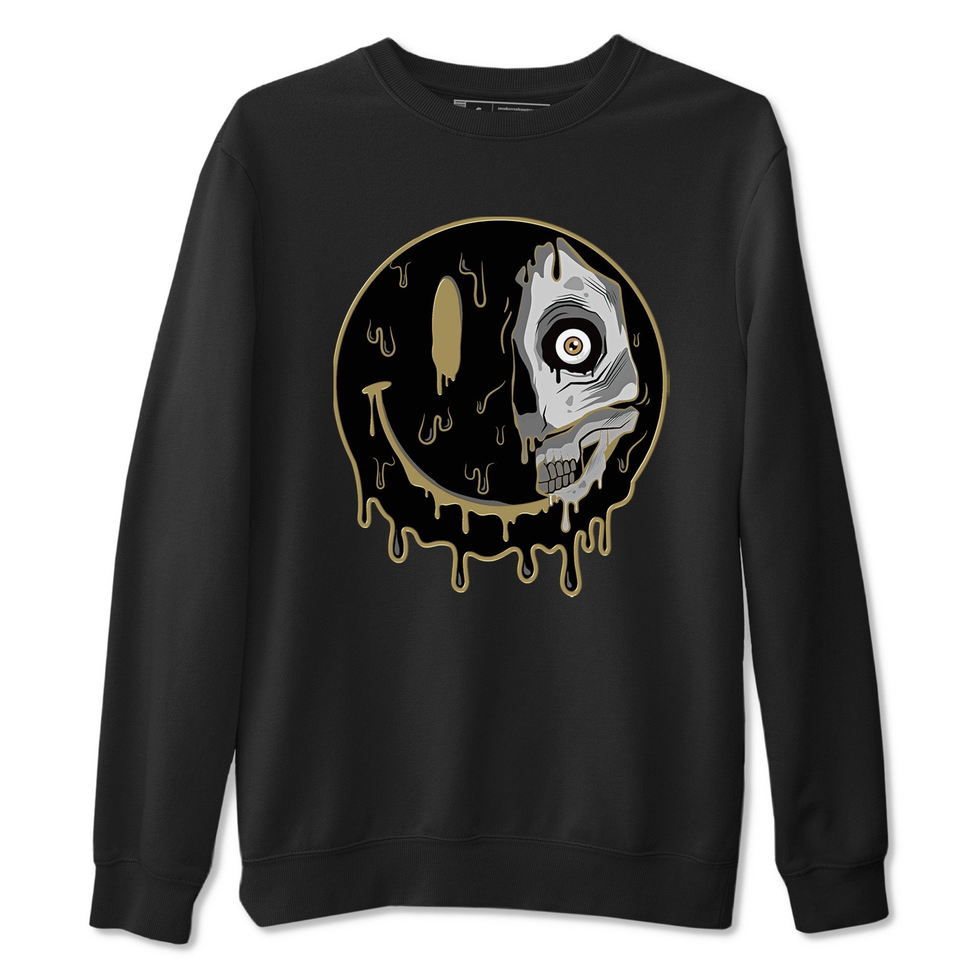 Dead Inside Unisex Tops - Air Jordan 1 Black Metallic Gold