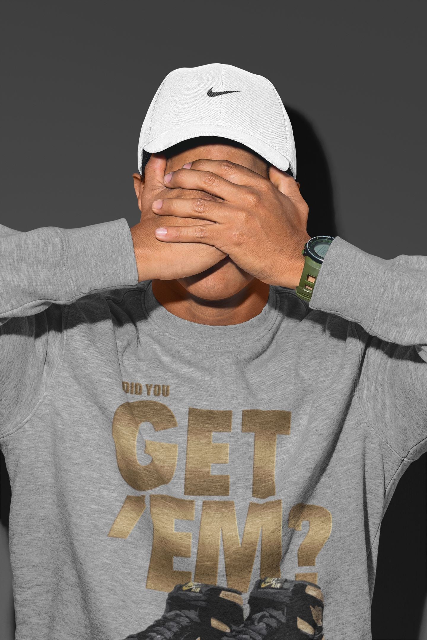 Did You Get 'Em Unisex Tops - Air Jordan 1 Black Metallic Gold