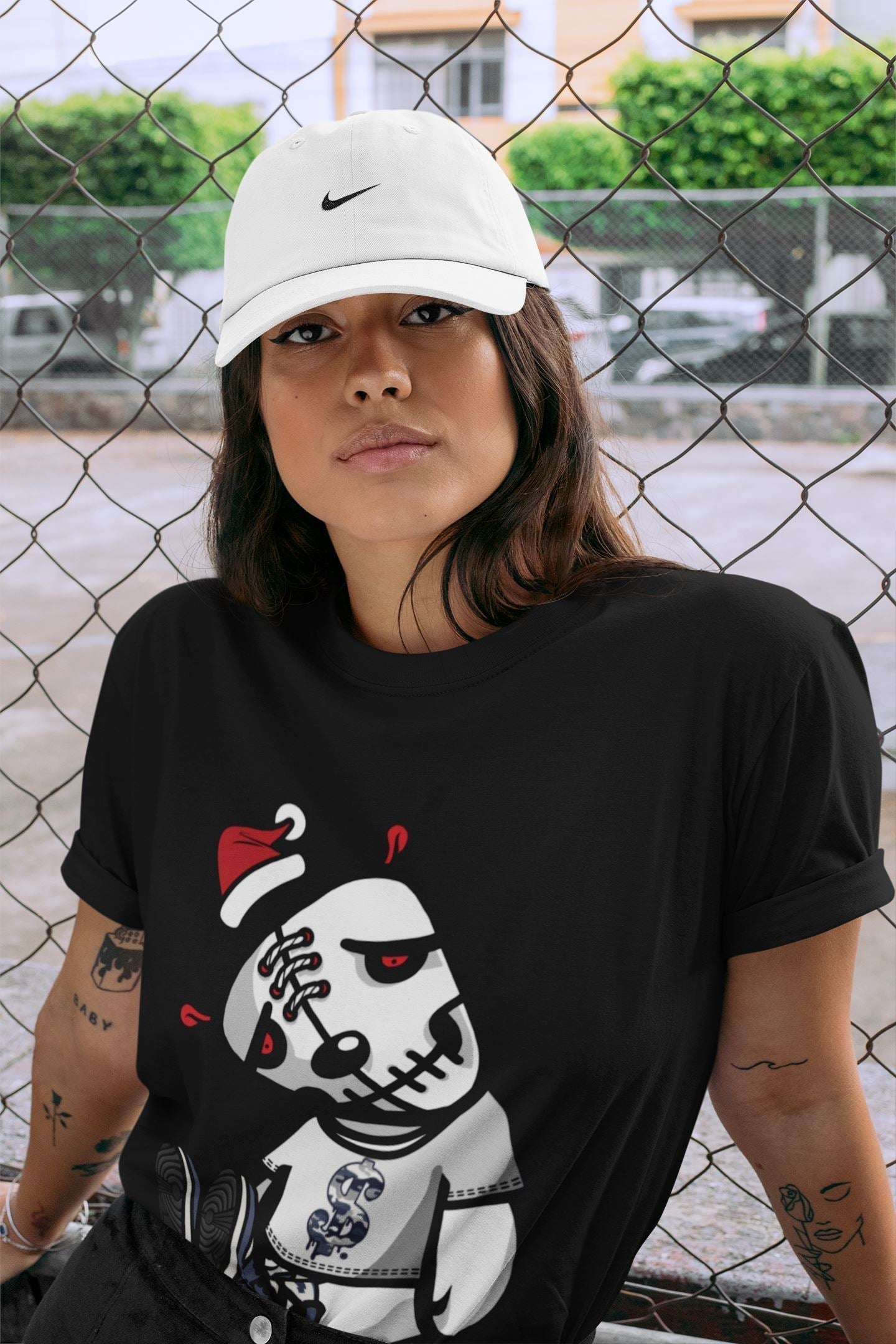 Dead Dolls Unisex Tops - Air Jordan 1 Midnight Navy