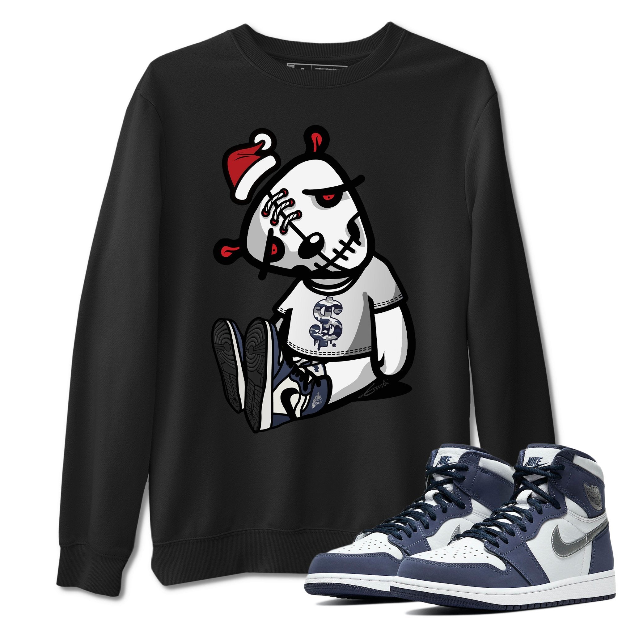 Dead Dolls Unisex Tops - Air Jordan 1 Midnight Navy