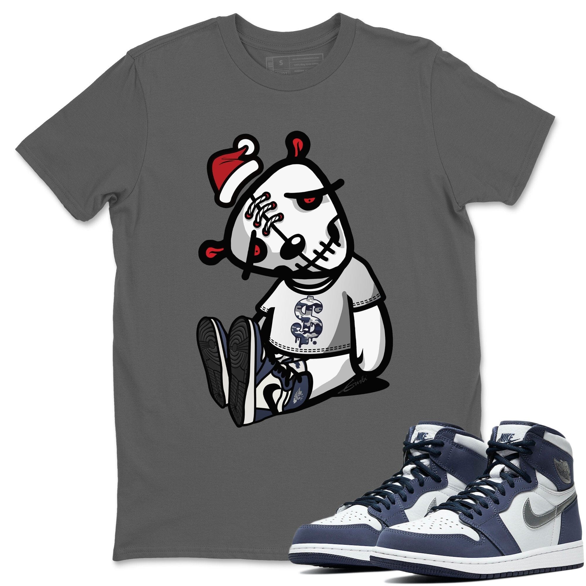 Dead Dolls Unisex Tops - Air Jordan 1 Midnight Navy
