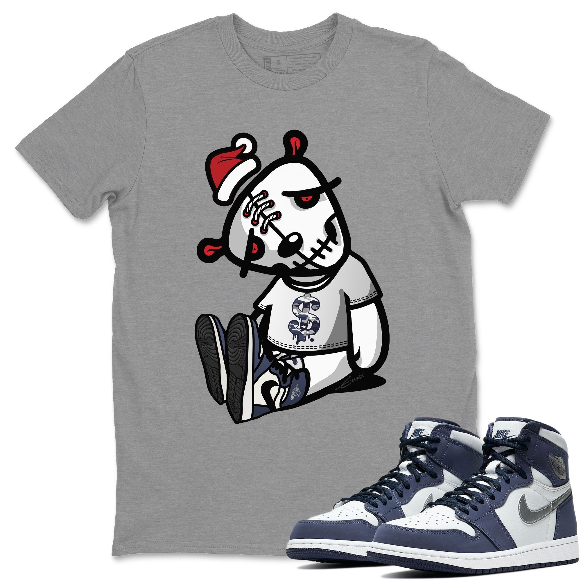 Dead Dolls Unisex Tops - Air Jordan 1 Midnight Navy