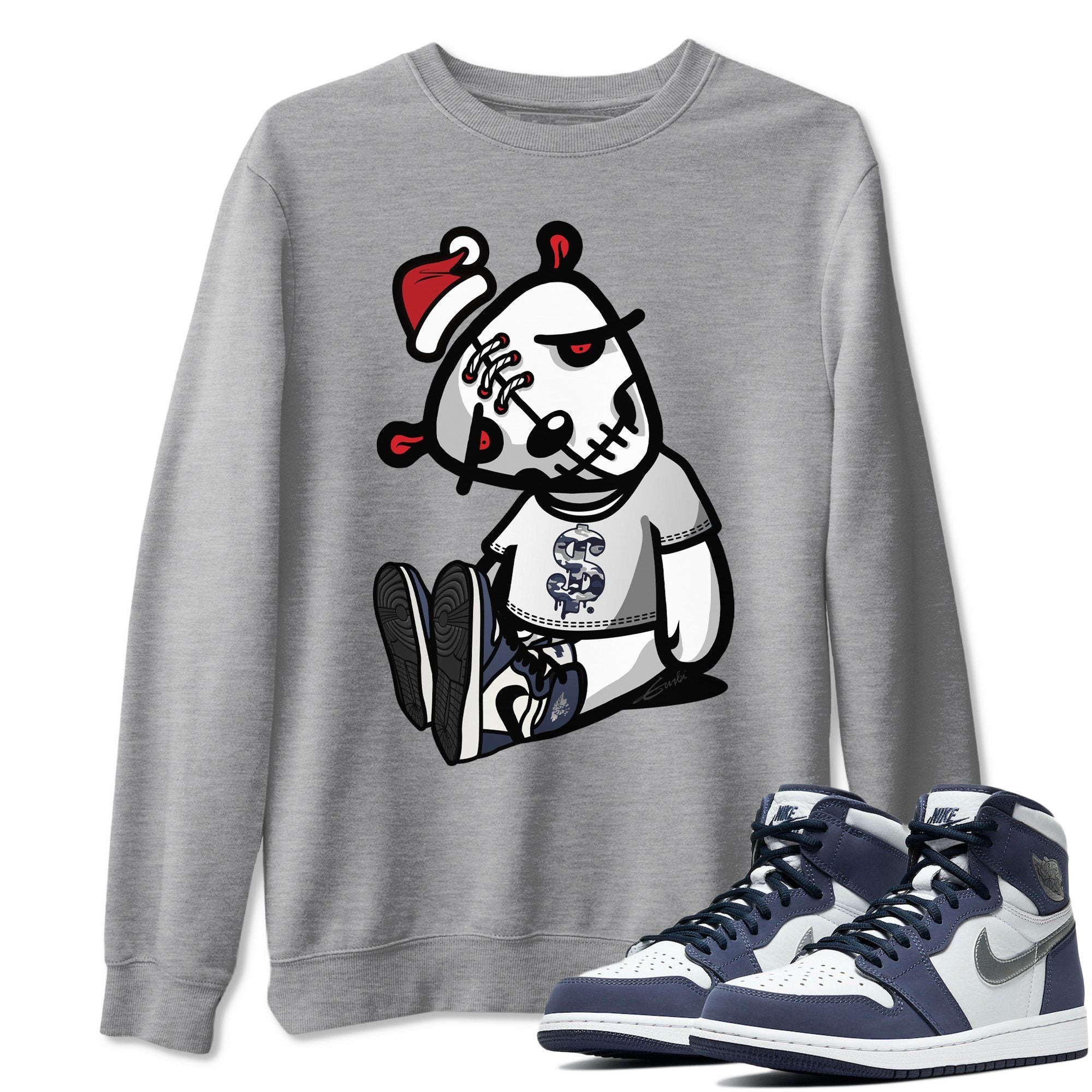 Dead Dolls Unisex Tops - Air Jordan 1 Midnight Navy