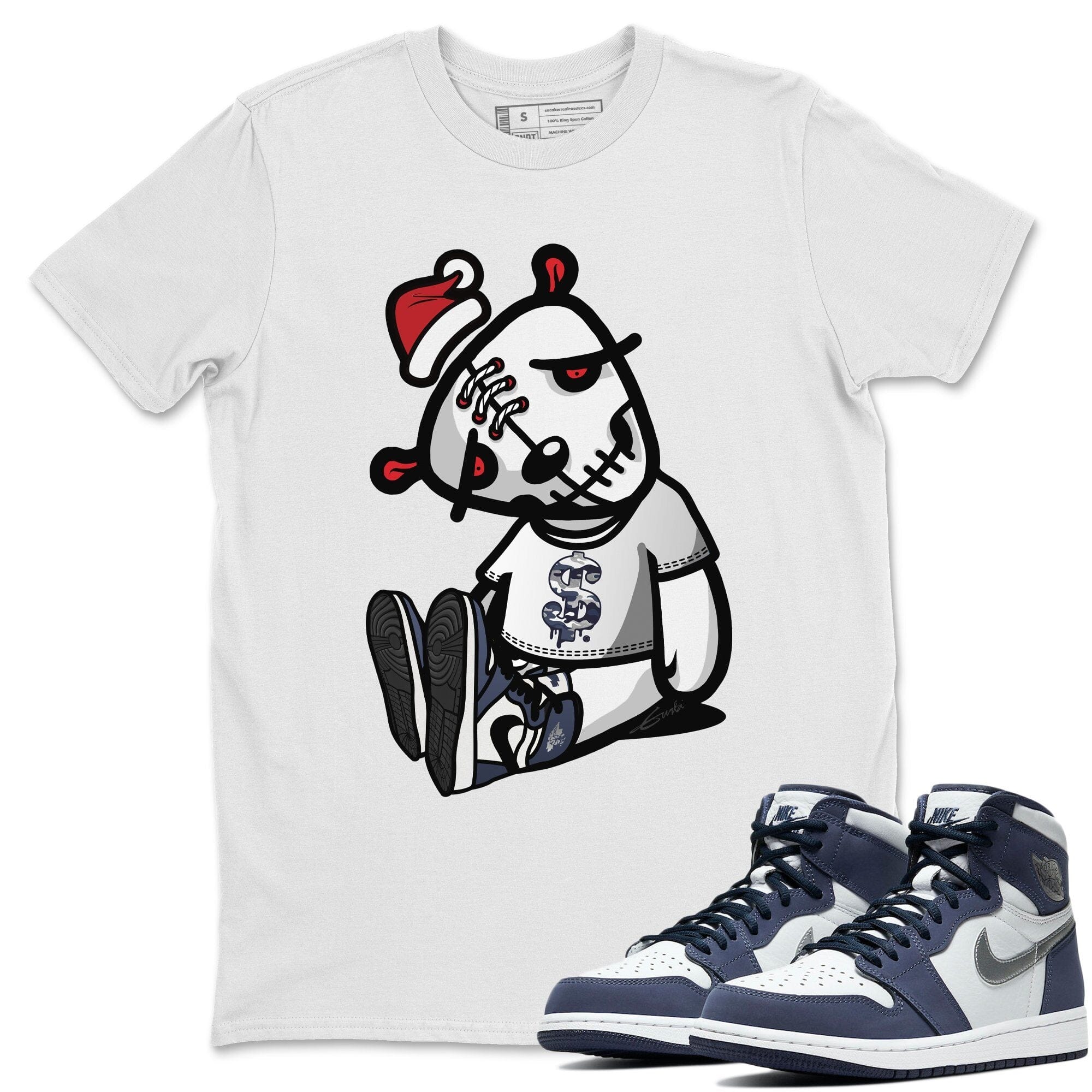 Dead Dolls Unisex Tops - Air Jordan 1 Midnight Navy