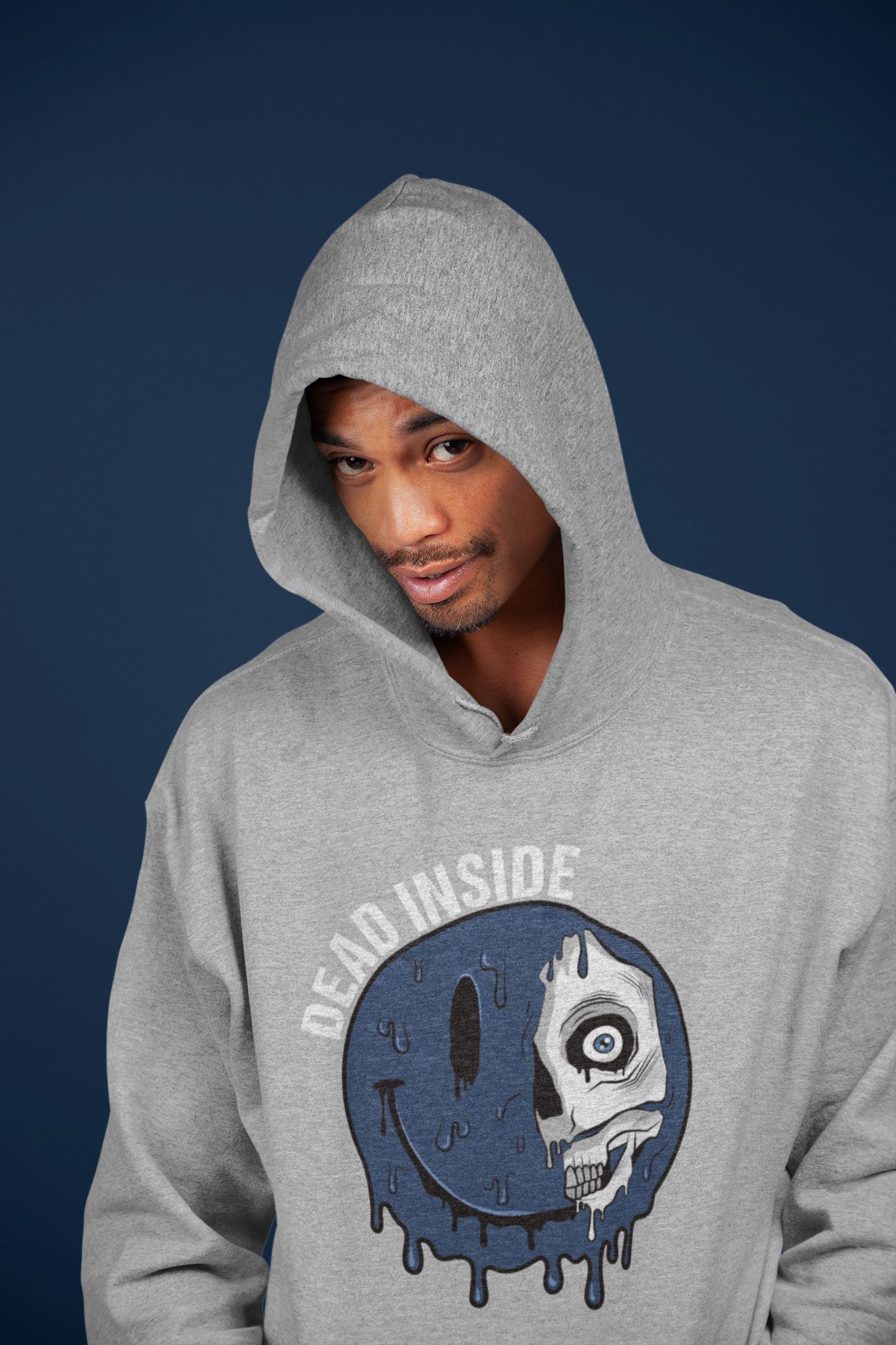 Dead Inside Unisex Tops - Air Jordan 1 Midnight Navy