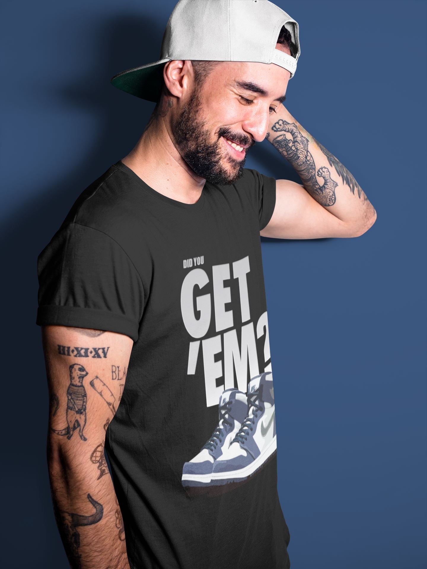 Did You Get 'Em Unisex Tops - Air Jordan 1 Midnight Navy