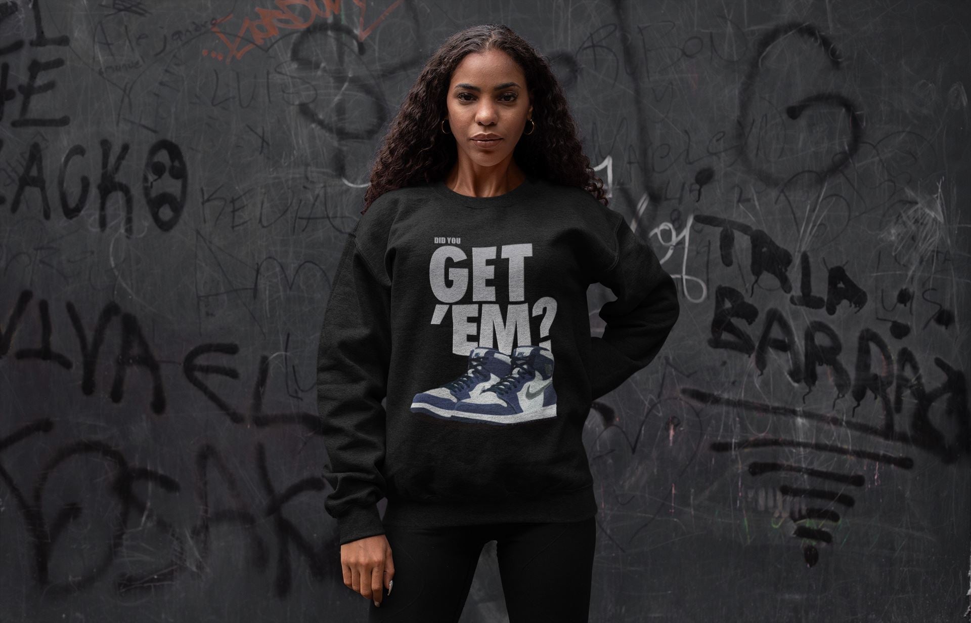 Did You Get 'Em Unisex Tops - Air Jordan 1 Midnight Navy
