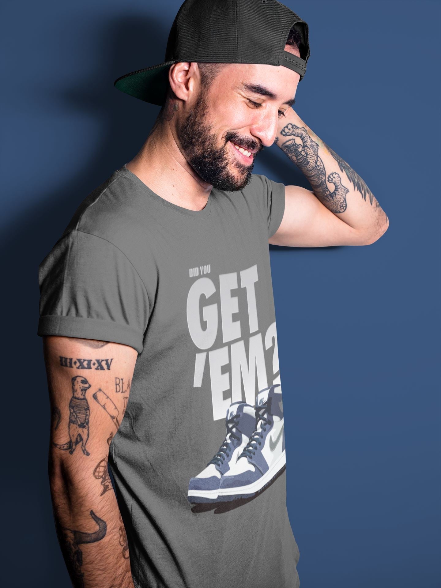Did You Get 'Em Unisex Tops - Air Jordan 1 Midnight Navy