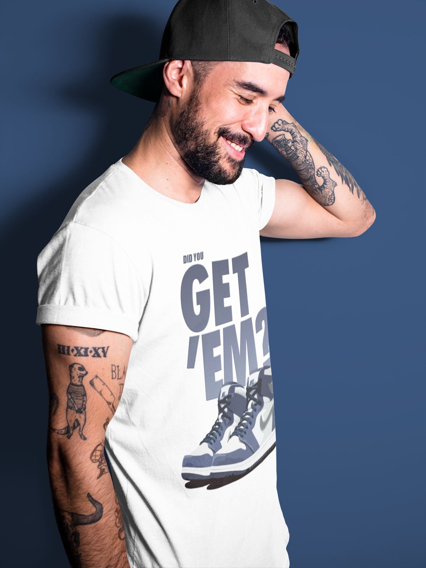 Did You Get 'Em Unisex Tops - Air Jordan 1 Midnight Navy