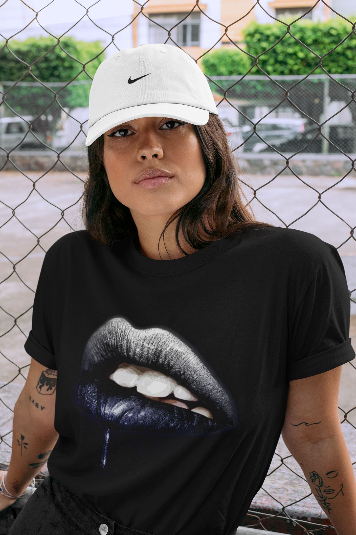 Dripping Lips Unisex Tops - Air Jordan 1 Midnight Navy