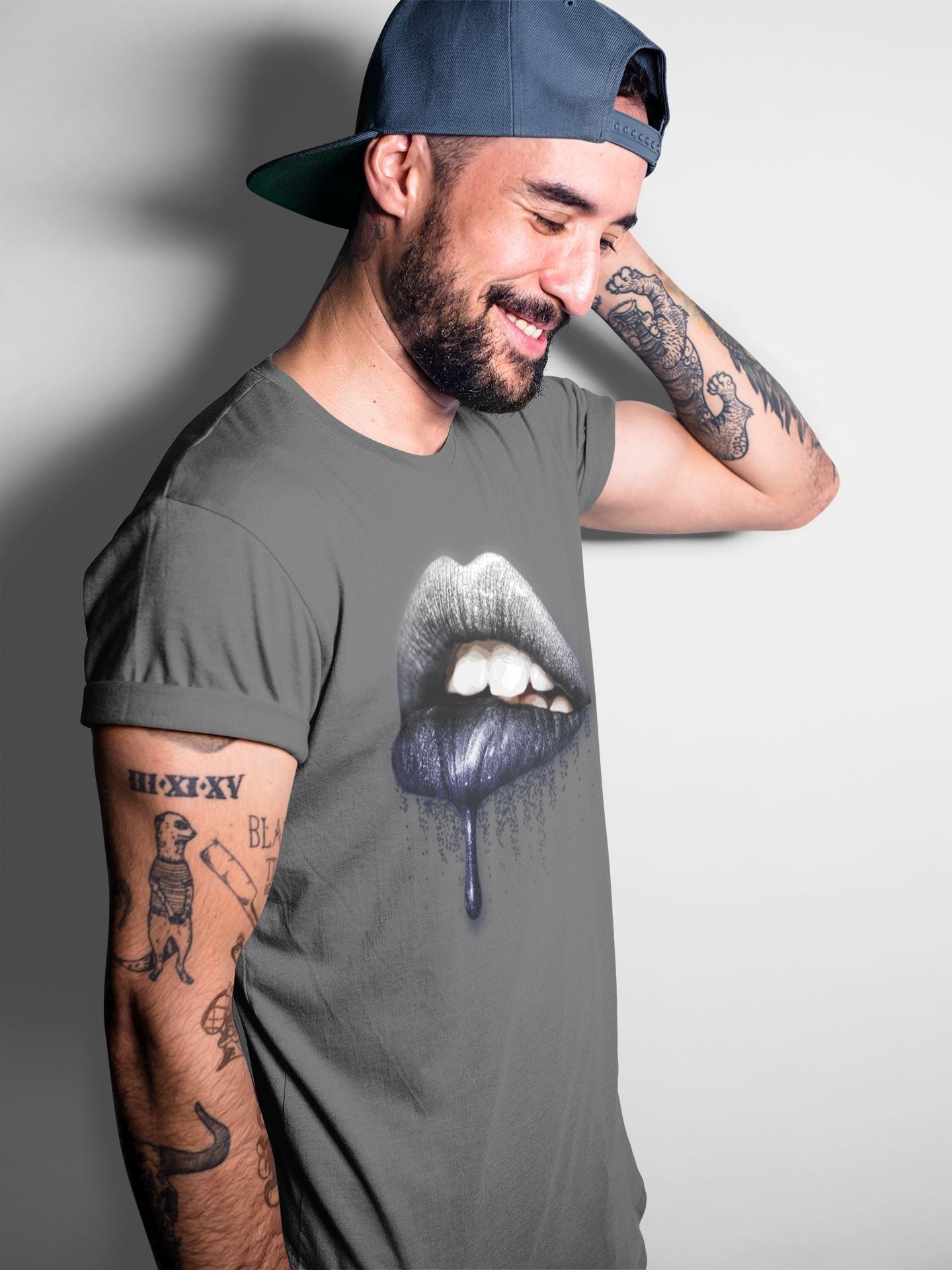 Dripping Lips Unisex Tops - Air Jordan 1 Midnight Navy