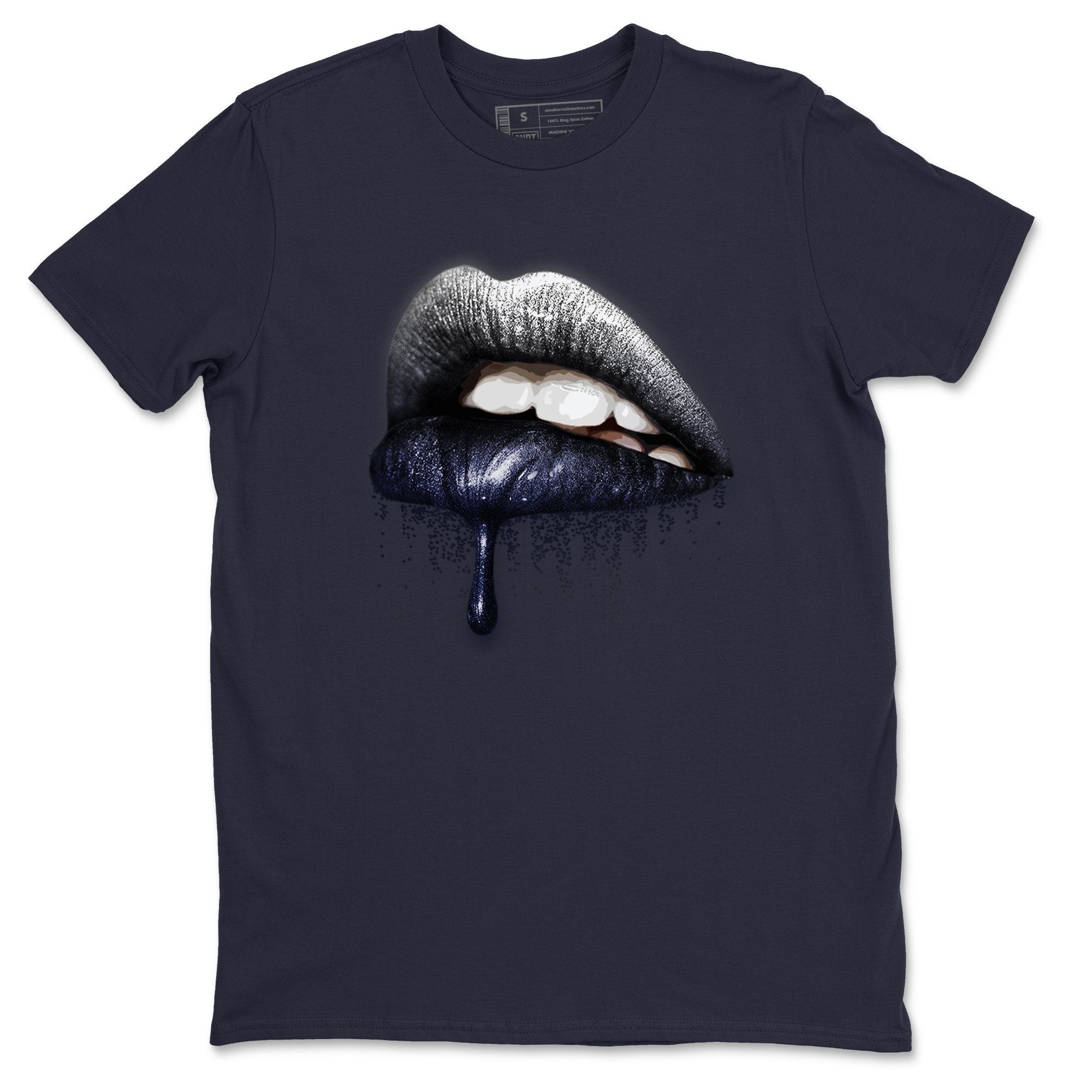 Dripping Lips Unisex Tops - Air Jordan 1 Midnight Navy