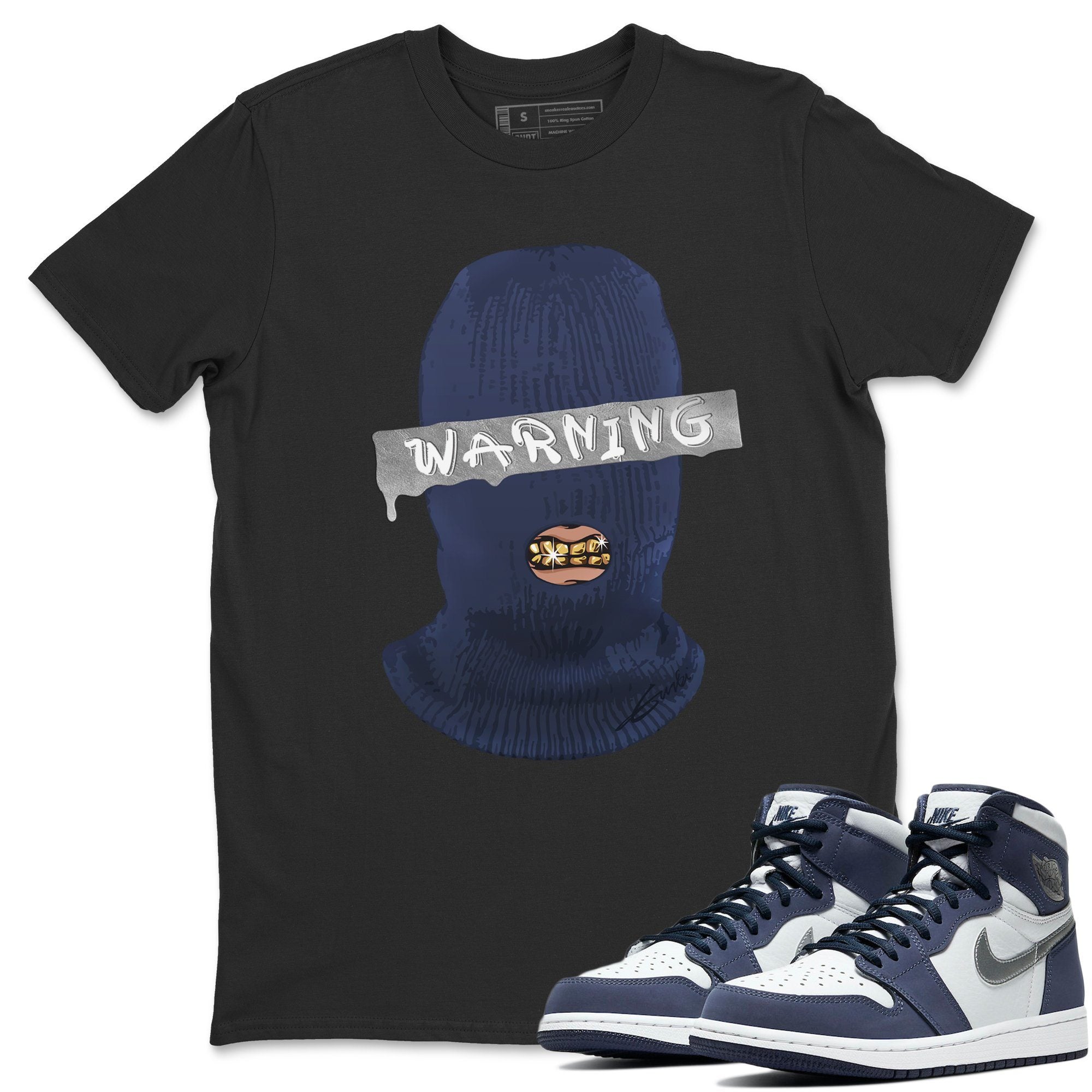 Warning Unisex Tops - Air Jordan 1 Midnight Navy