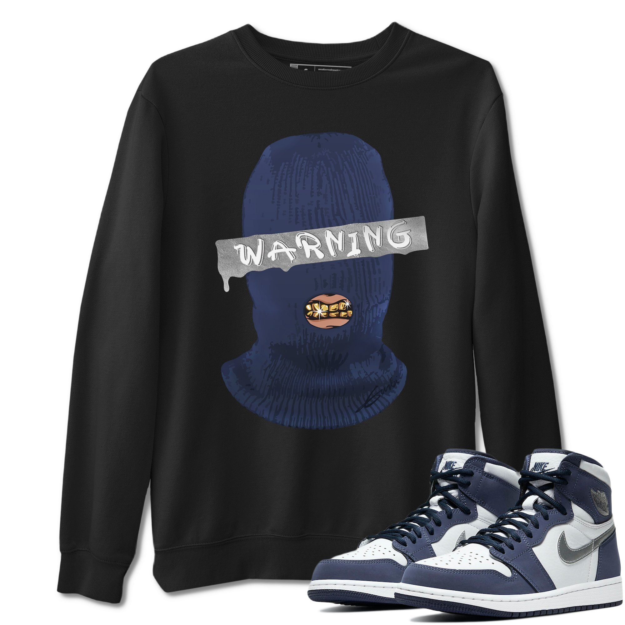Warning Unisex Tops - Air Jordan 1 Midnight Navy
