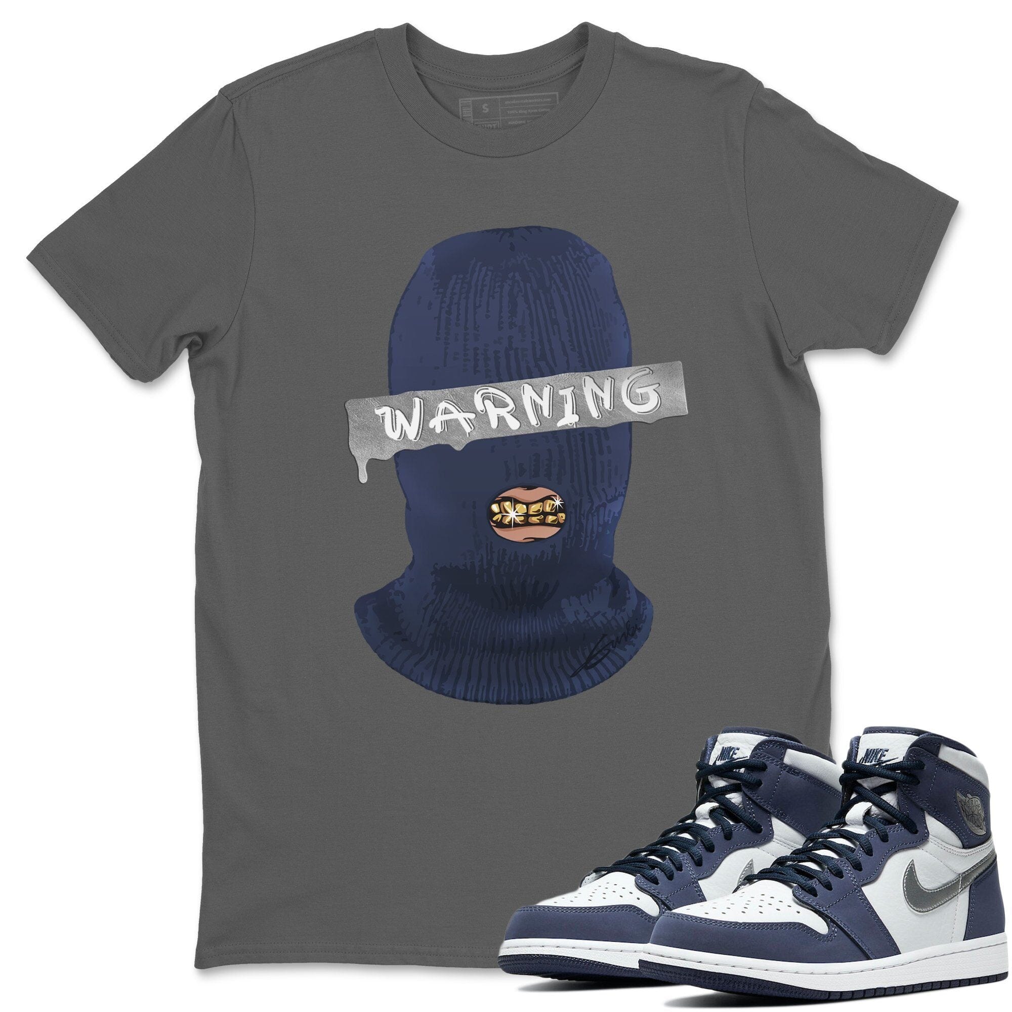 Warning Unisex Tops - Air Jordan 1 Midnight Navy