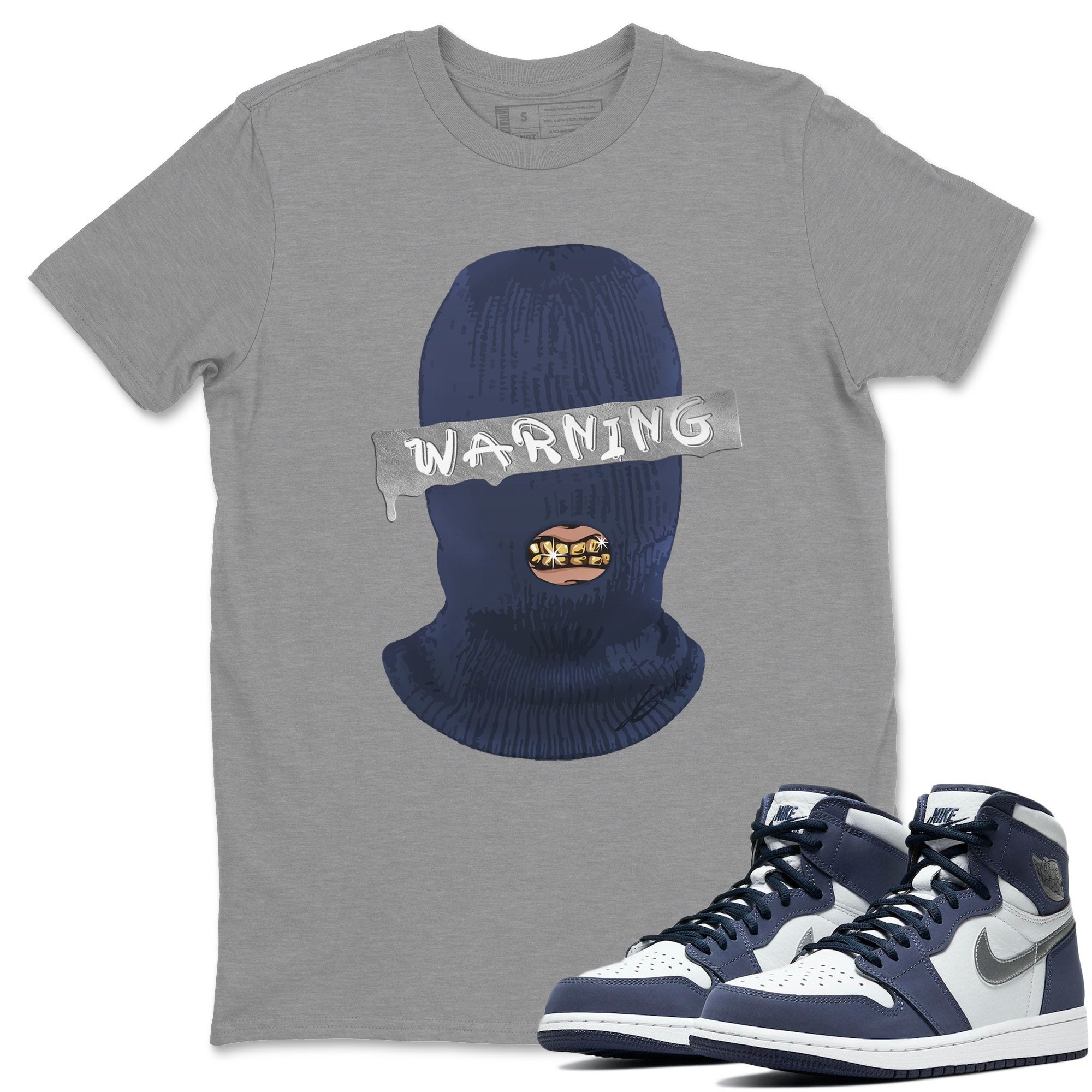 Warning Unisex Tops - Air Jordan 1 Midnight Navy