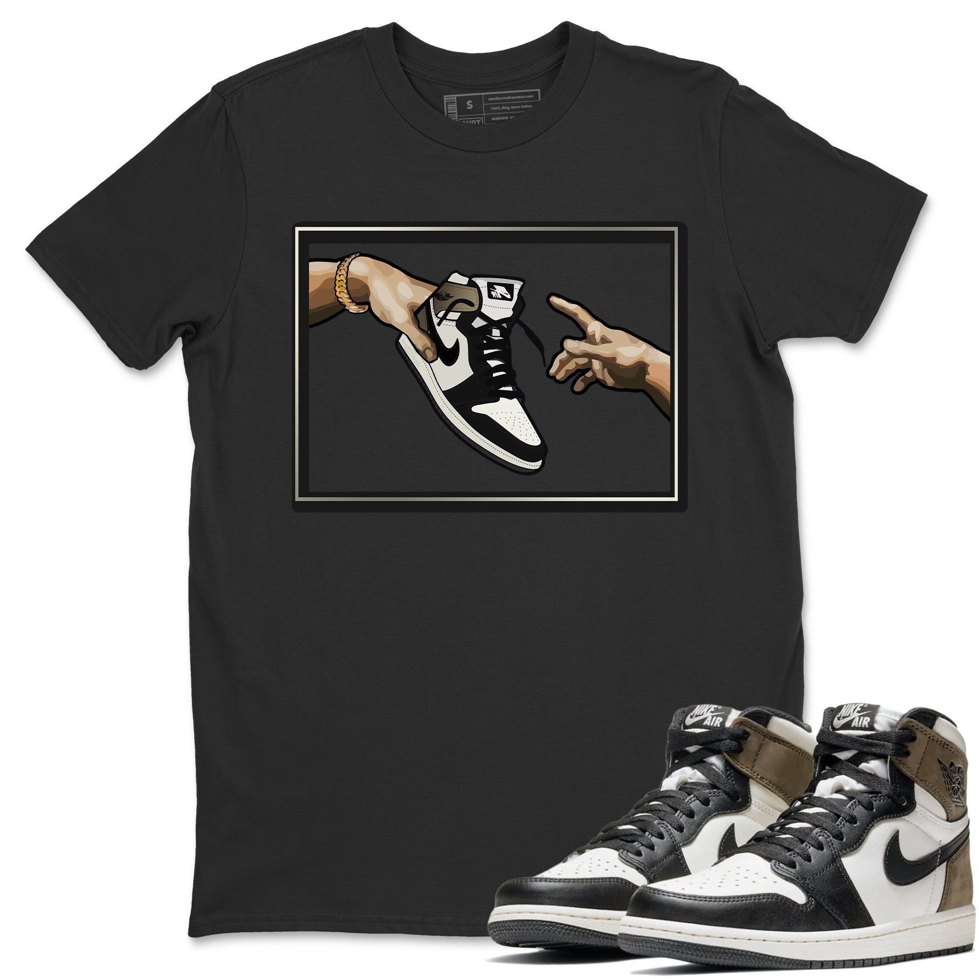 Adam's Creation Unisex Tops - Air Jordan 1 Dark Mocha