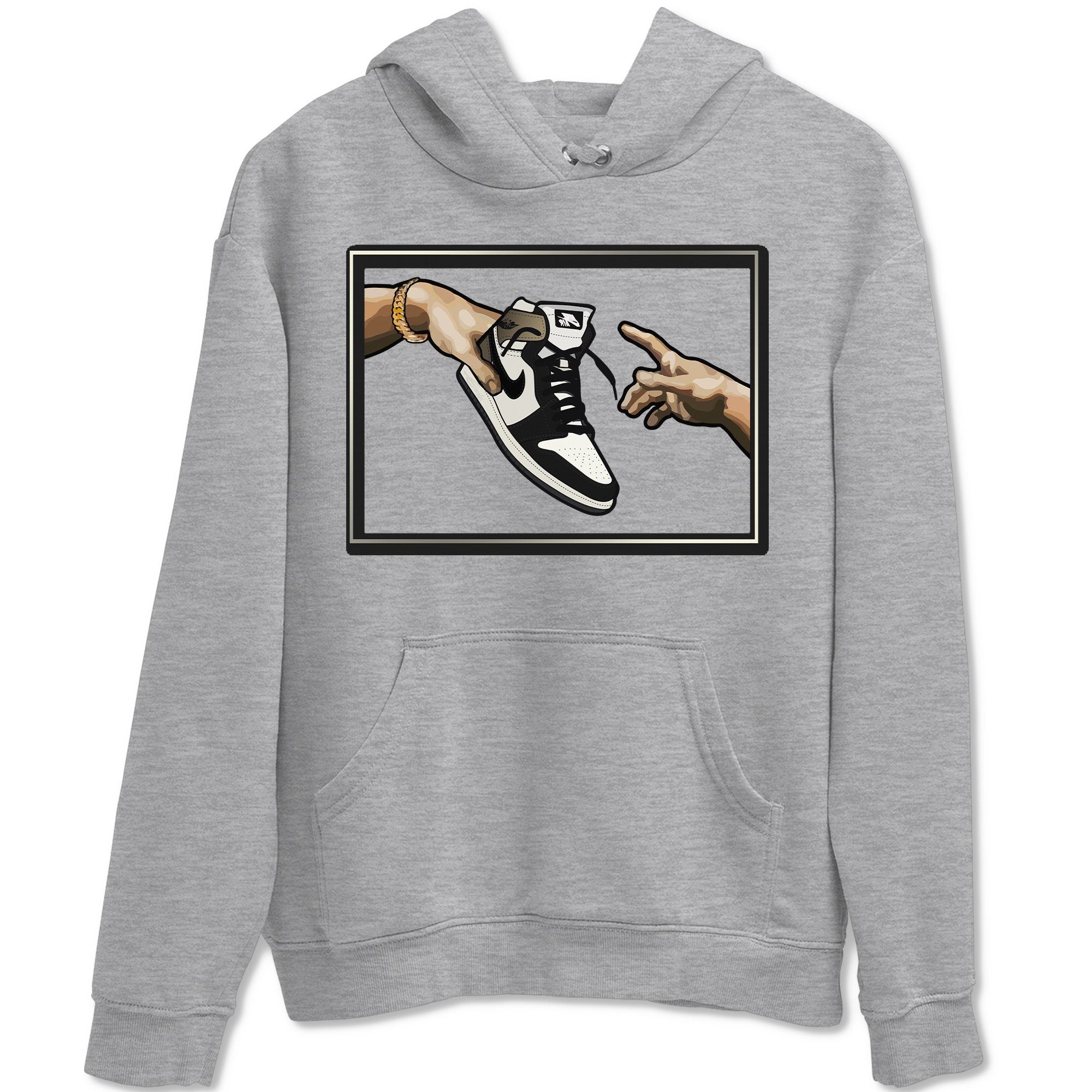 Adam's Creation Unisex Tops - Air Jordan 1 Dark Mocha