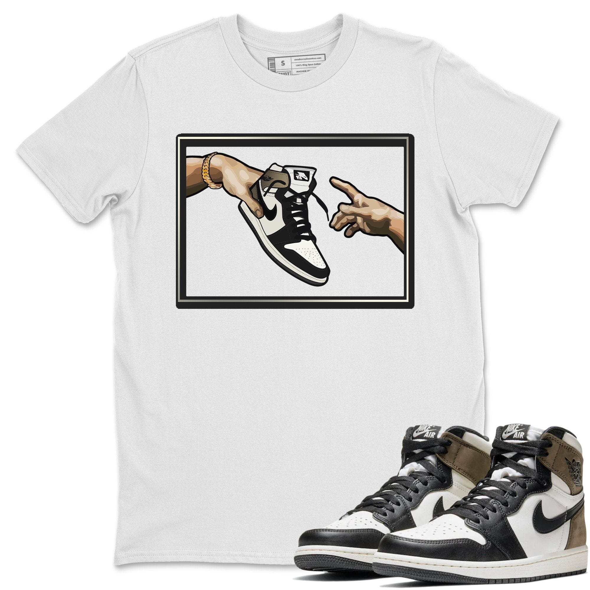 Adam's Creation Unisex Tops - Air Jordan 1 Dark Mocha