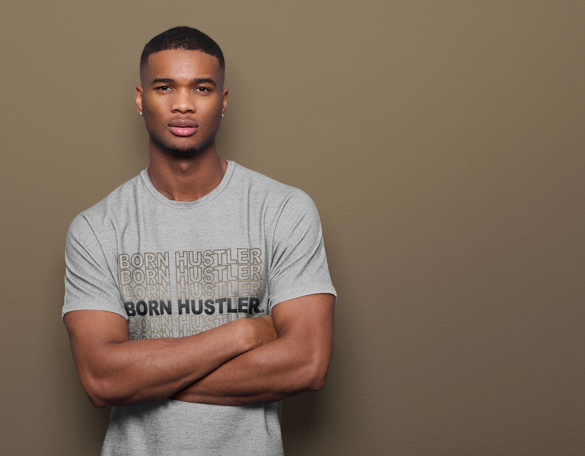 Born Hustler Unisex Tops - Air Jordan 1 Dark Mocha