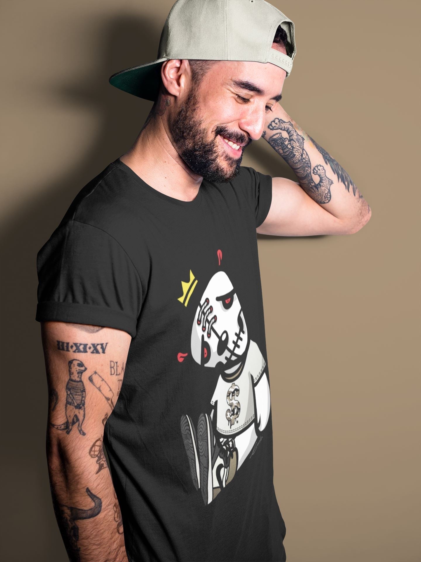 Dead Dolls Unisex Tops - Air Jordan 1 Dark Mocha