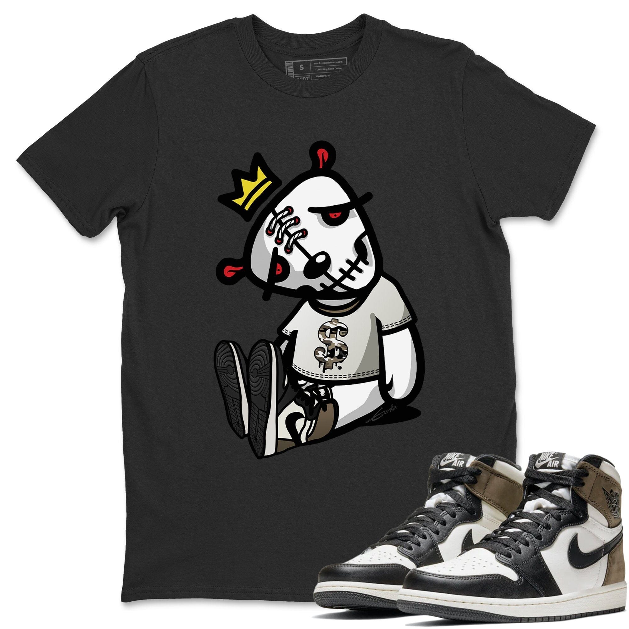 Dead Dolls Unisex Tops - Air Jordan 1 Dark Mocha