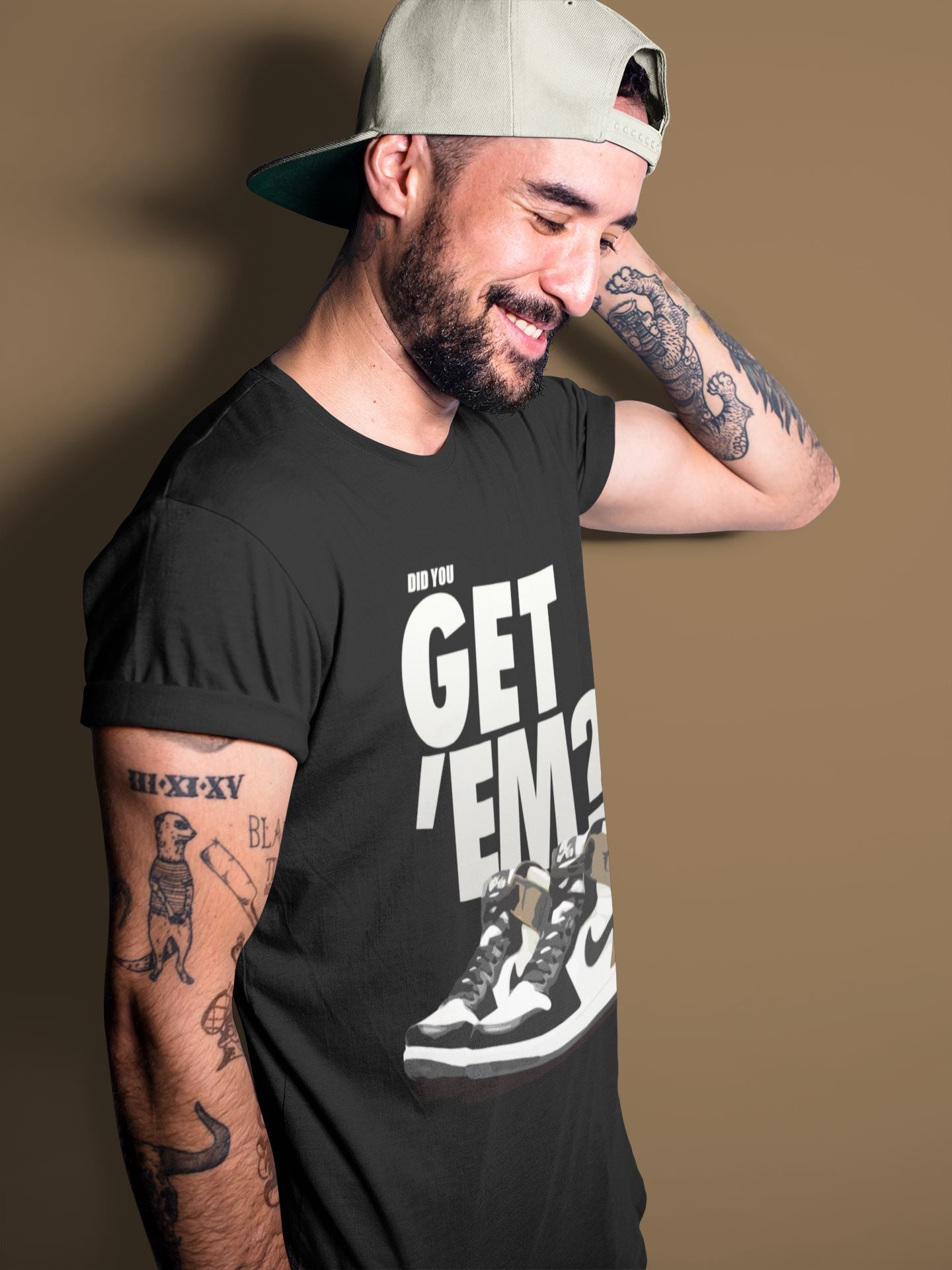 Did You Get 'Em Unisex Tops - Air Jordan 1 Dark Mocha