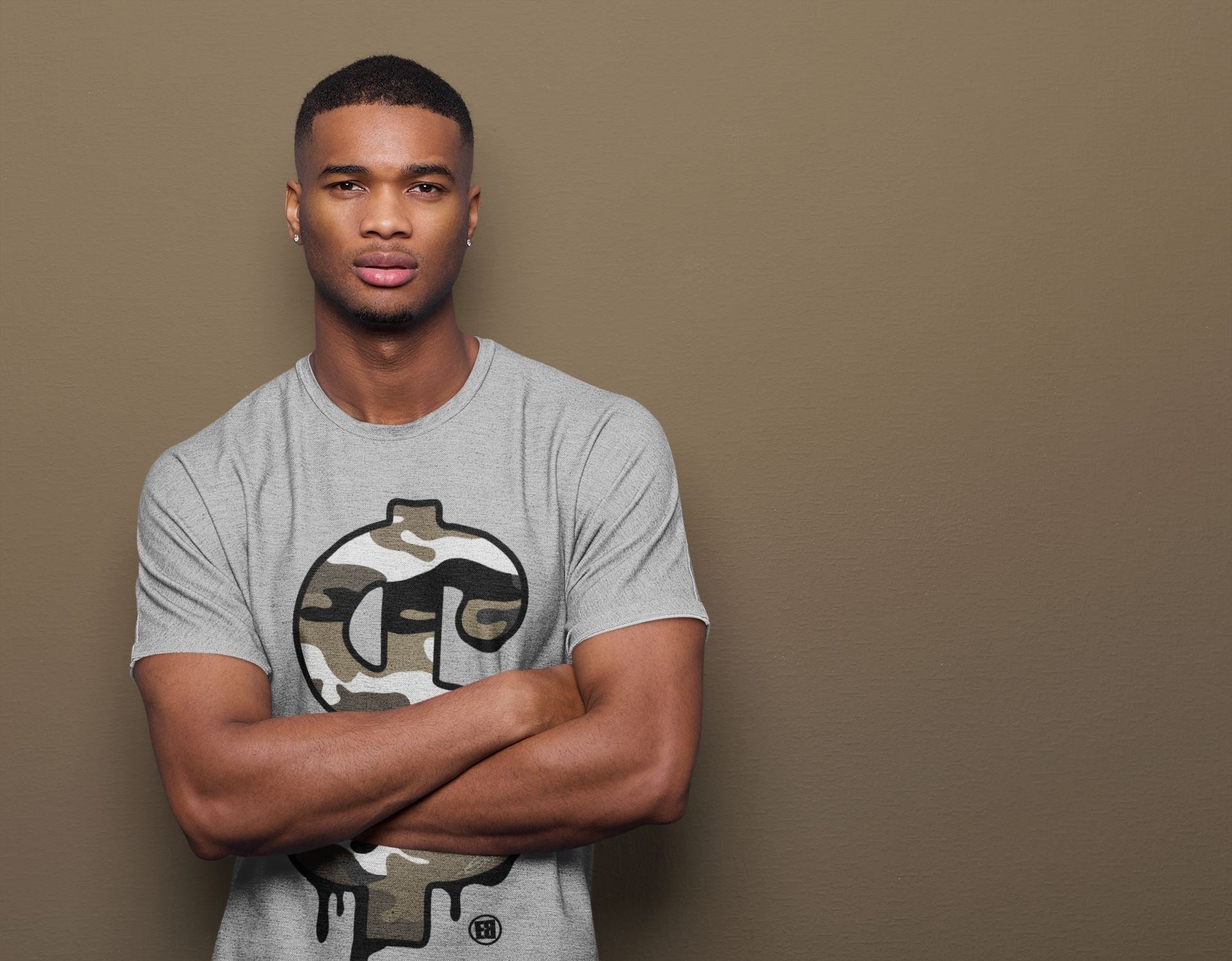 Dollar Camo Unisex Tops - Air Jordan 1 Dark Mocha