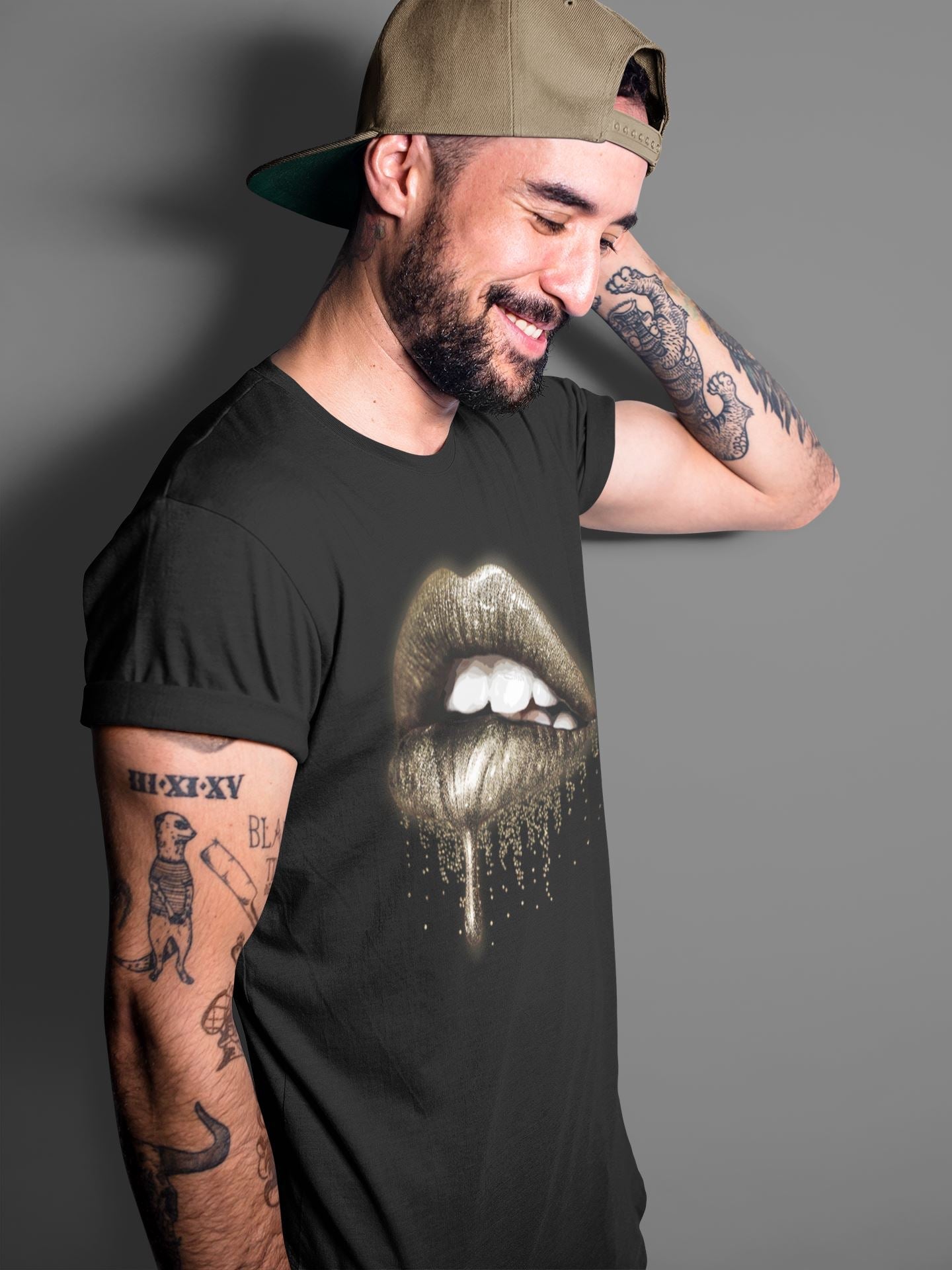 Dripping Lips Unisex Tops - Air Jordan 1 Dark Mocha