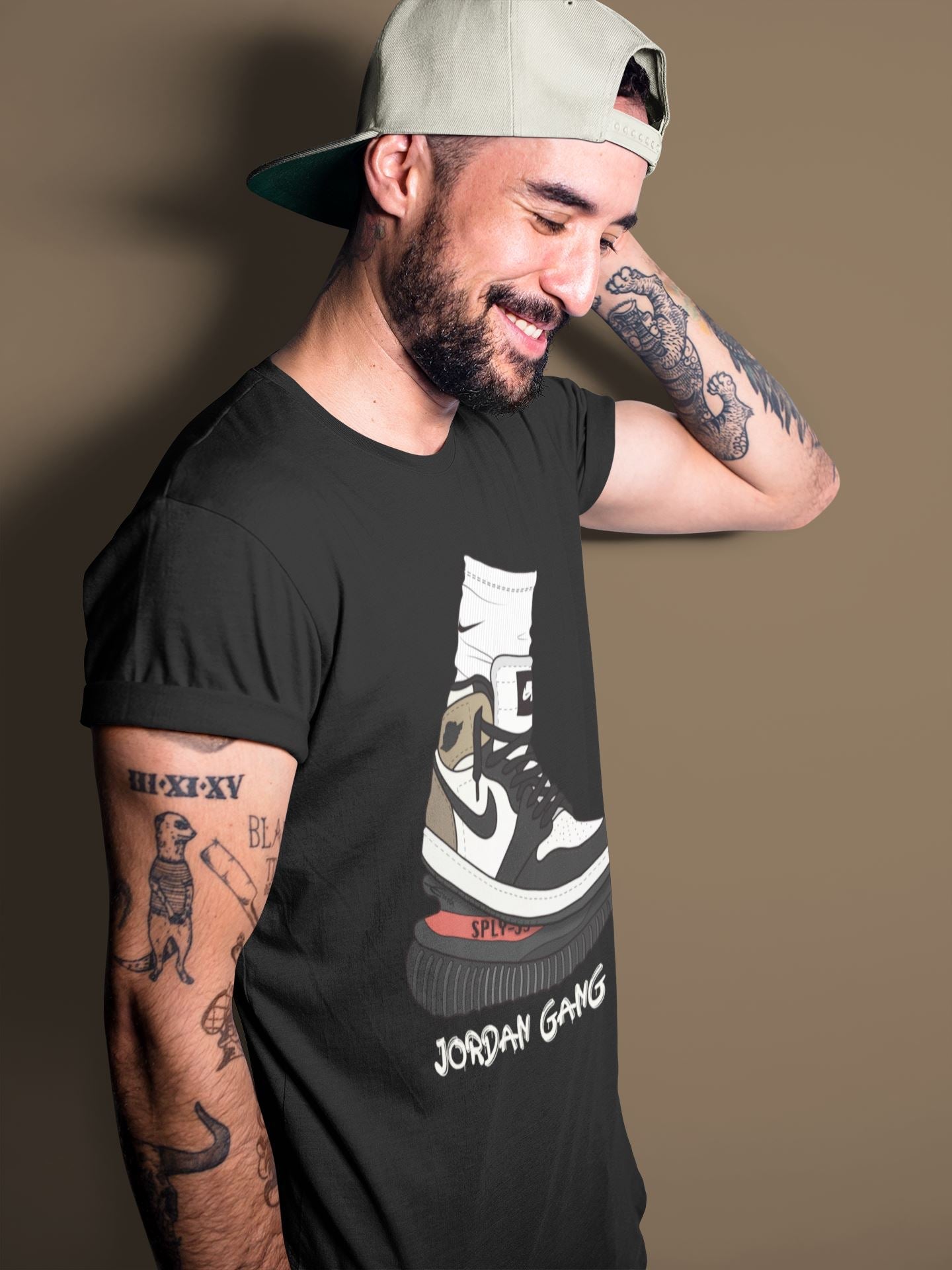 Air Jordan Gang Unisex Tops - Air Jordan 1 Dark Mocha