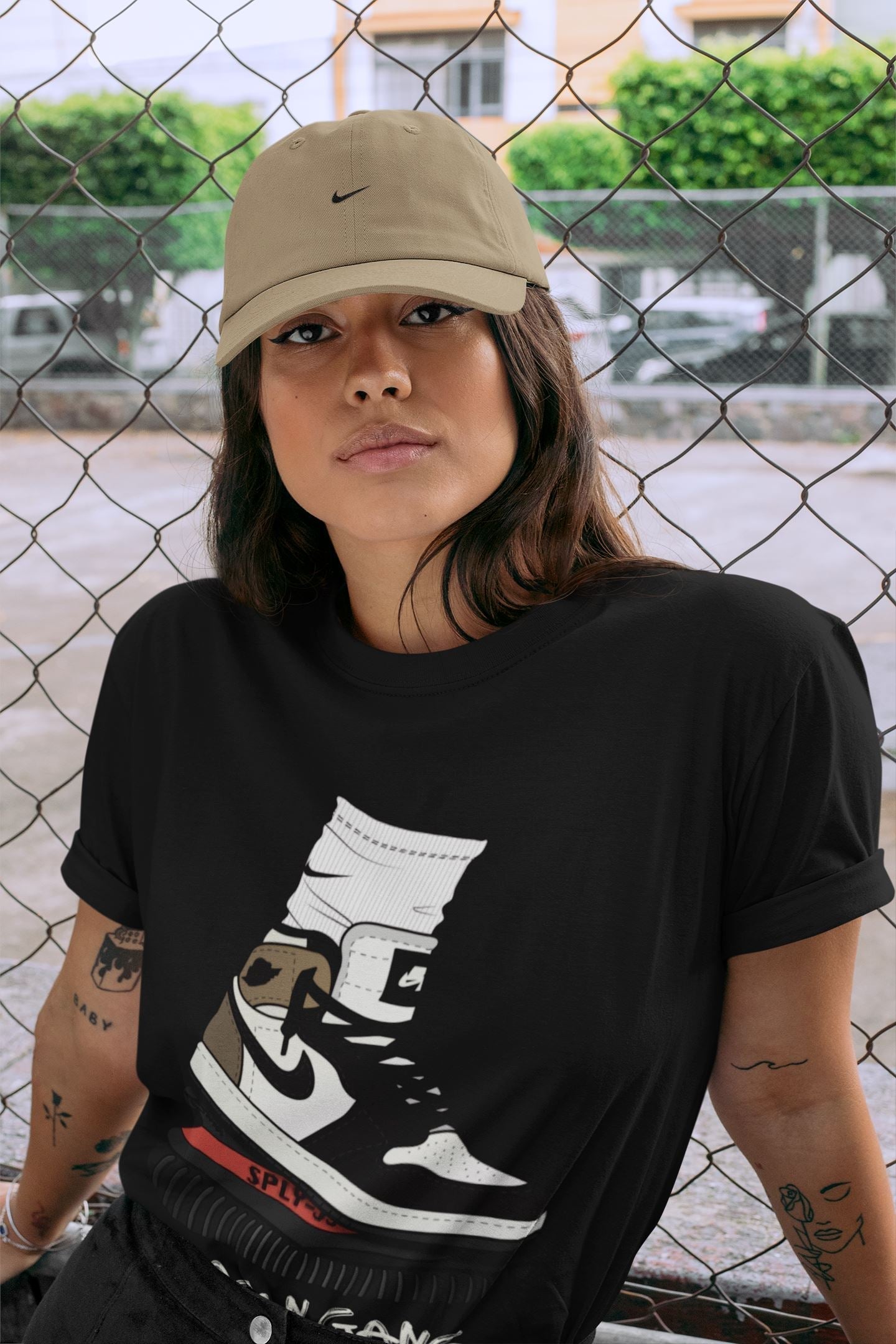 Air Jordan Gang Unisex Tops - Air Jordan 1 Dark Mocha
