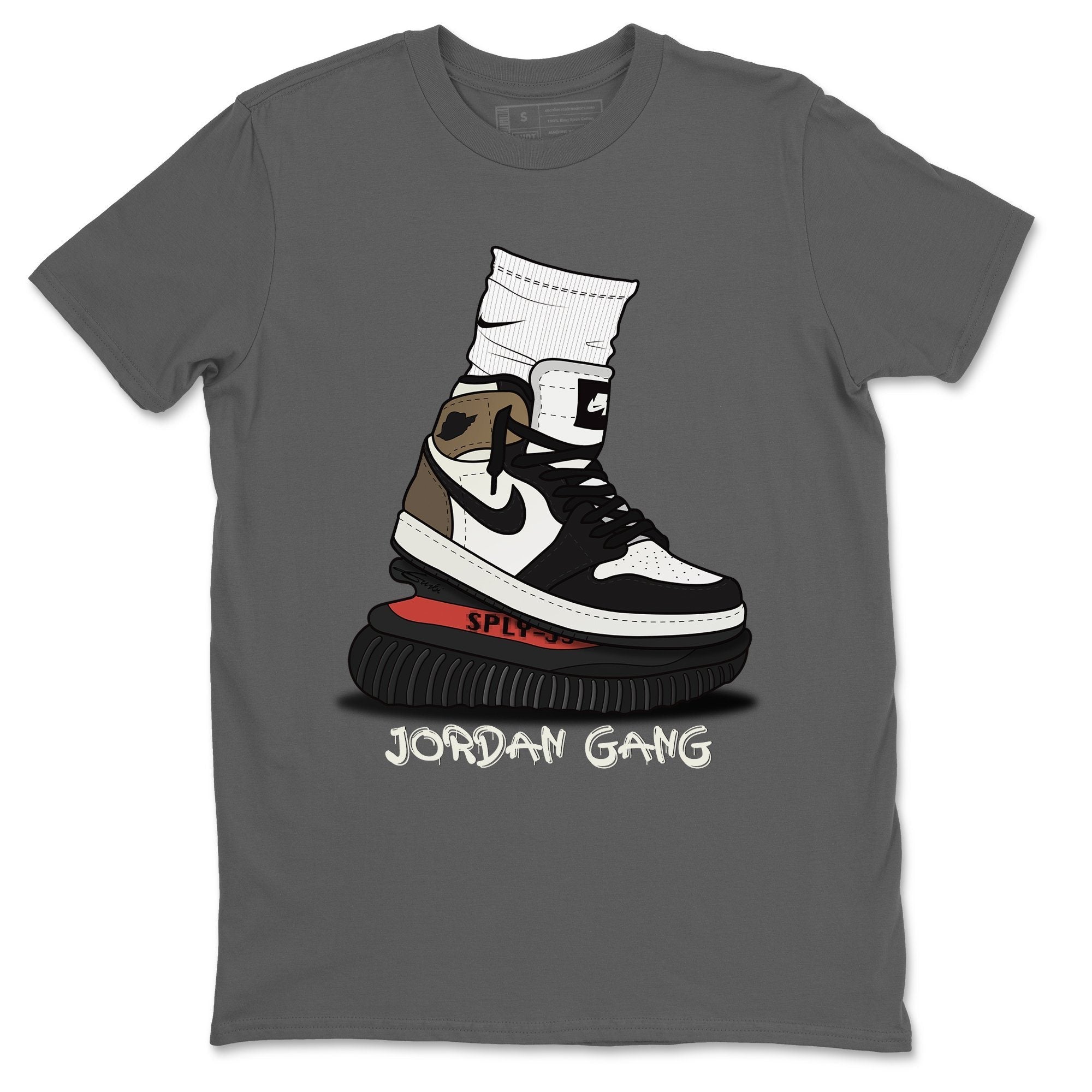 Air Jordan Gang Unisex Tops - Air Jordan 1 Dark Mocha