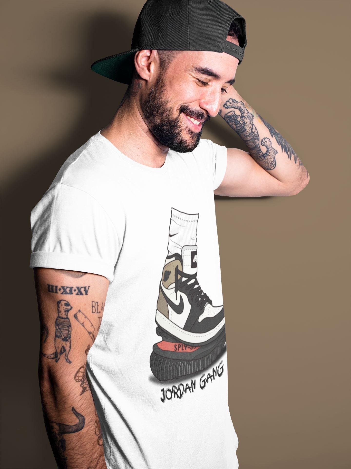 Air Jordan Gang Unisex Tops - Air Jordan 1 Dark Mocha