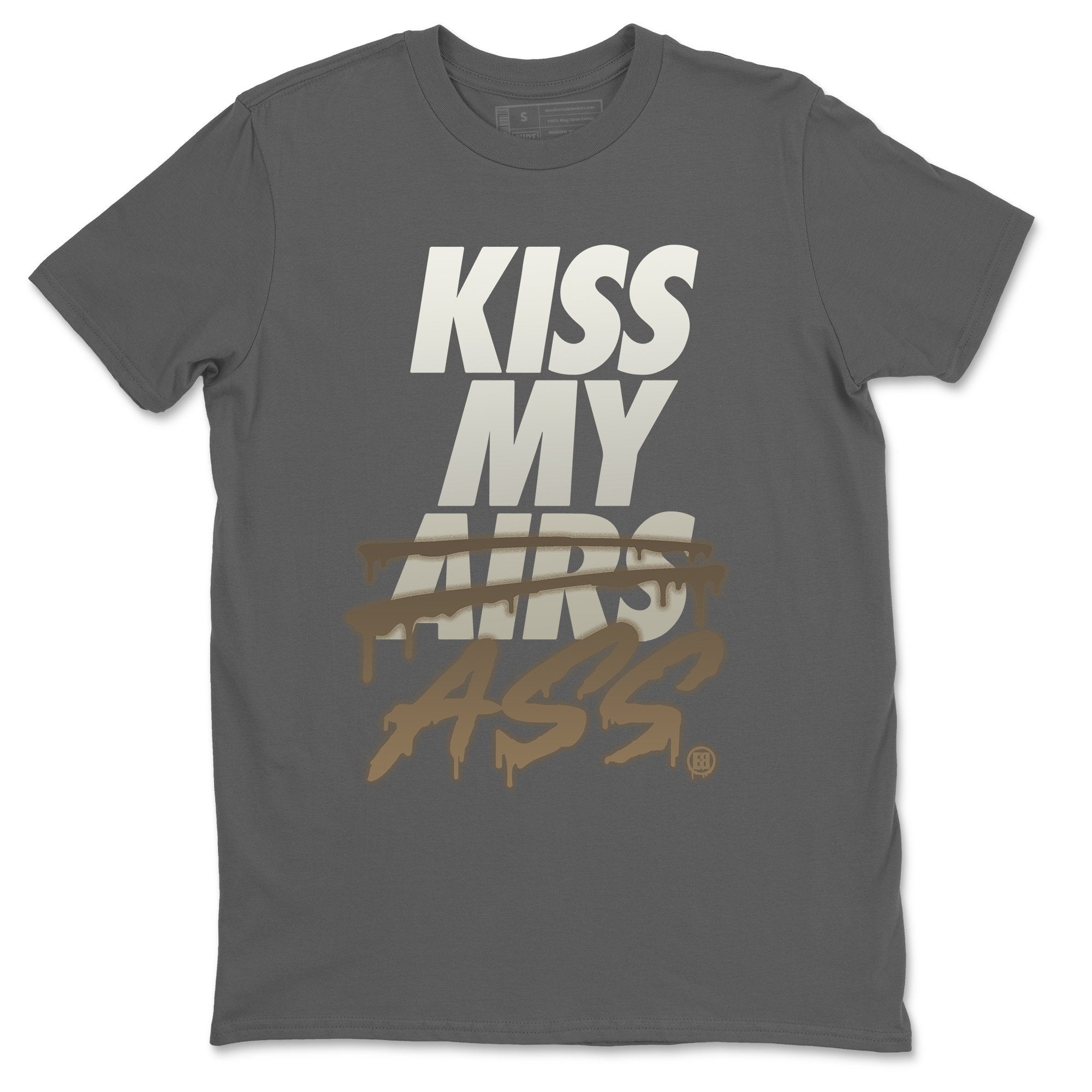 Kiss My Ass Unisex Tops - Air Jordan 1 Dark Mocha