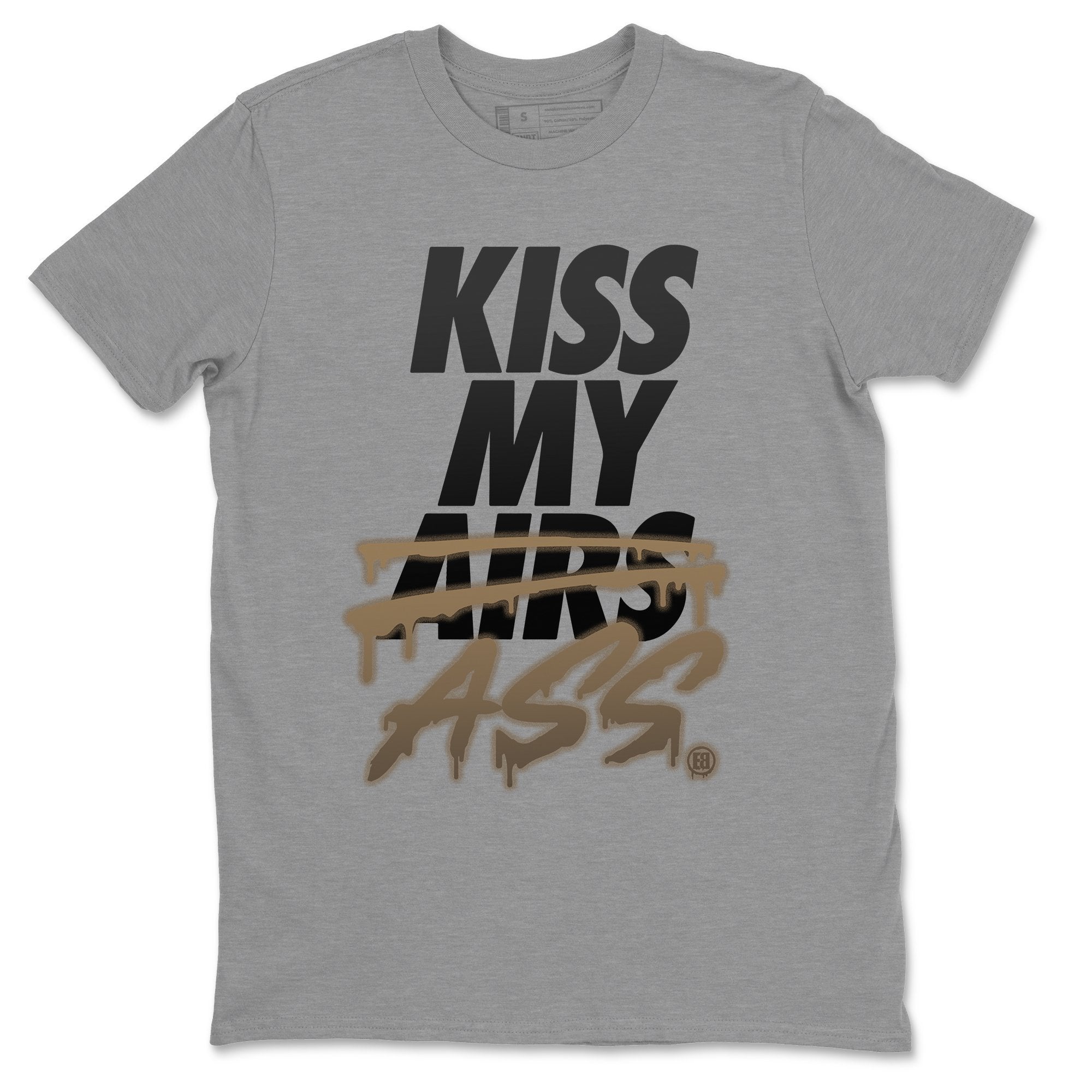 Kiss My Ass Unisex Tops - Air Jordan 1 Dark Mocha