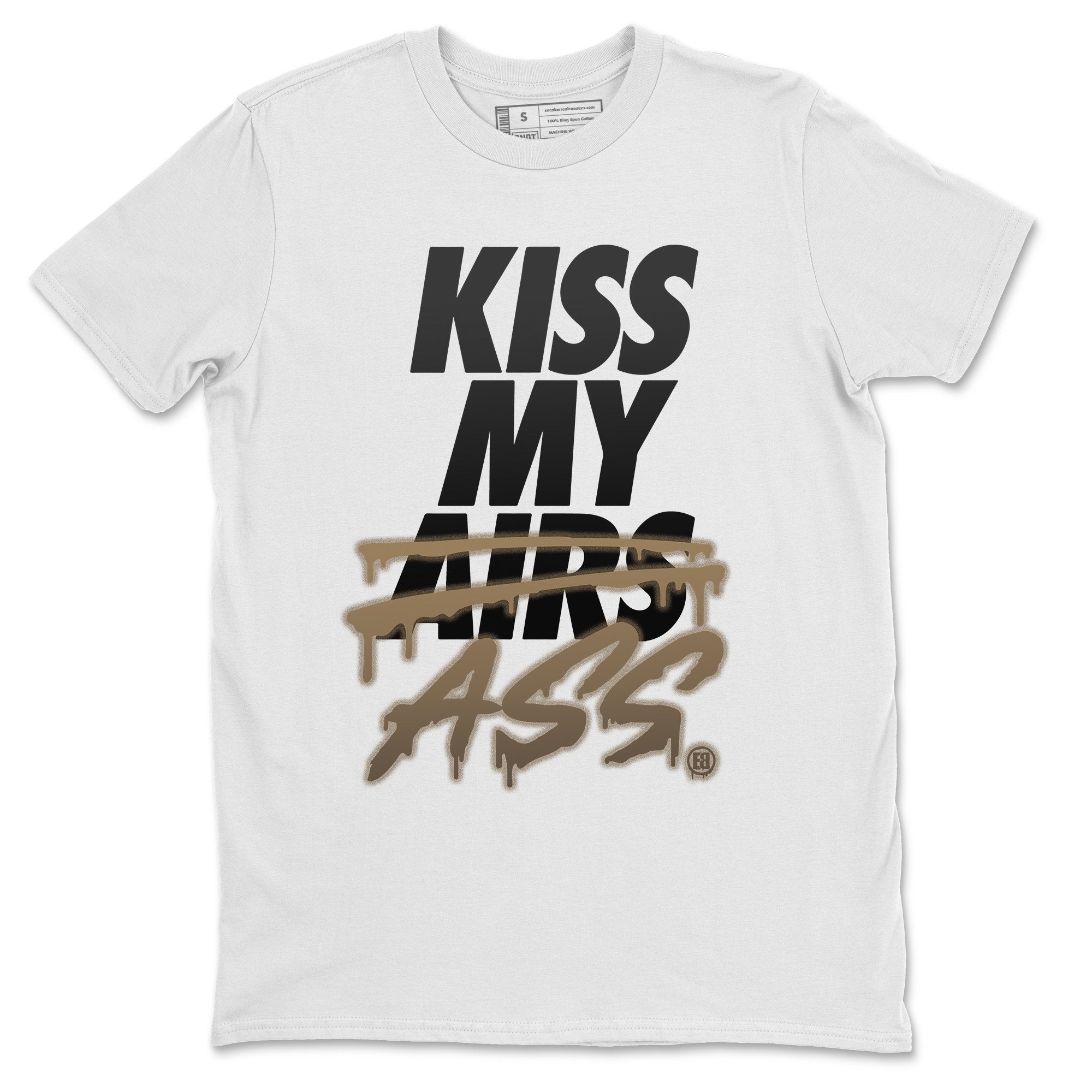 Kiss My Ass Unisex Tops - Air Jordan 1 Dark Mocha