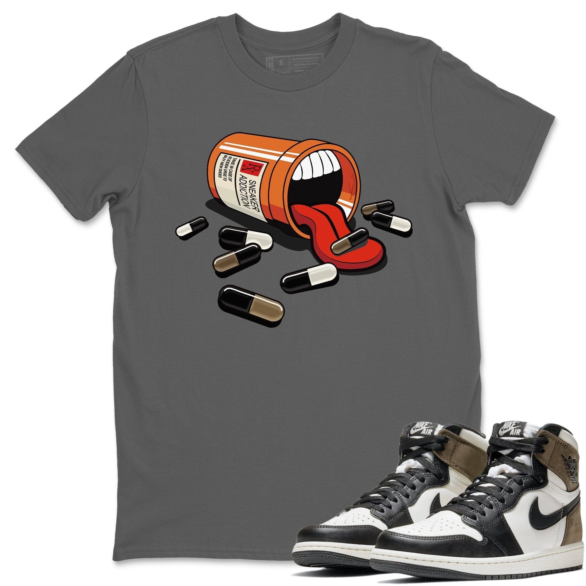 snkmatch Addiction Unisex Tops - Air Jordan 1 Dark Mocha