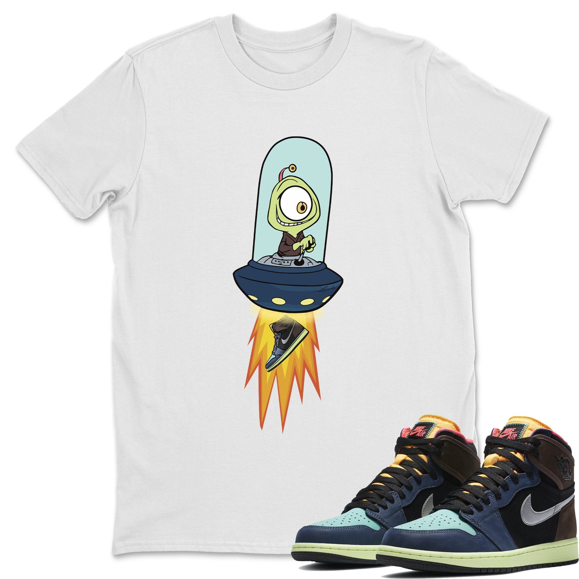 Alien Unisex Tops - Air Jordan 1 Bio Hack
