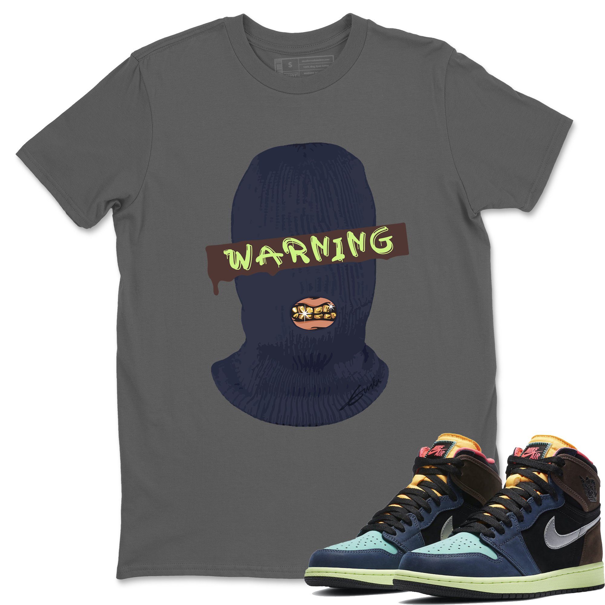 Warning Unisex Tops - Air Jordan 1 Bio Hack