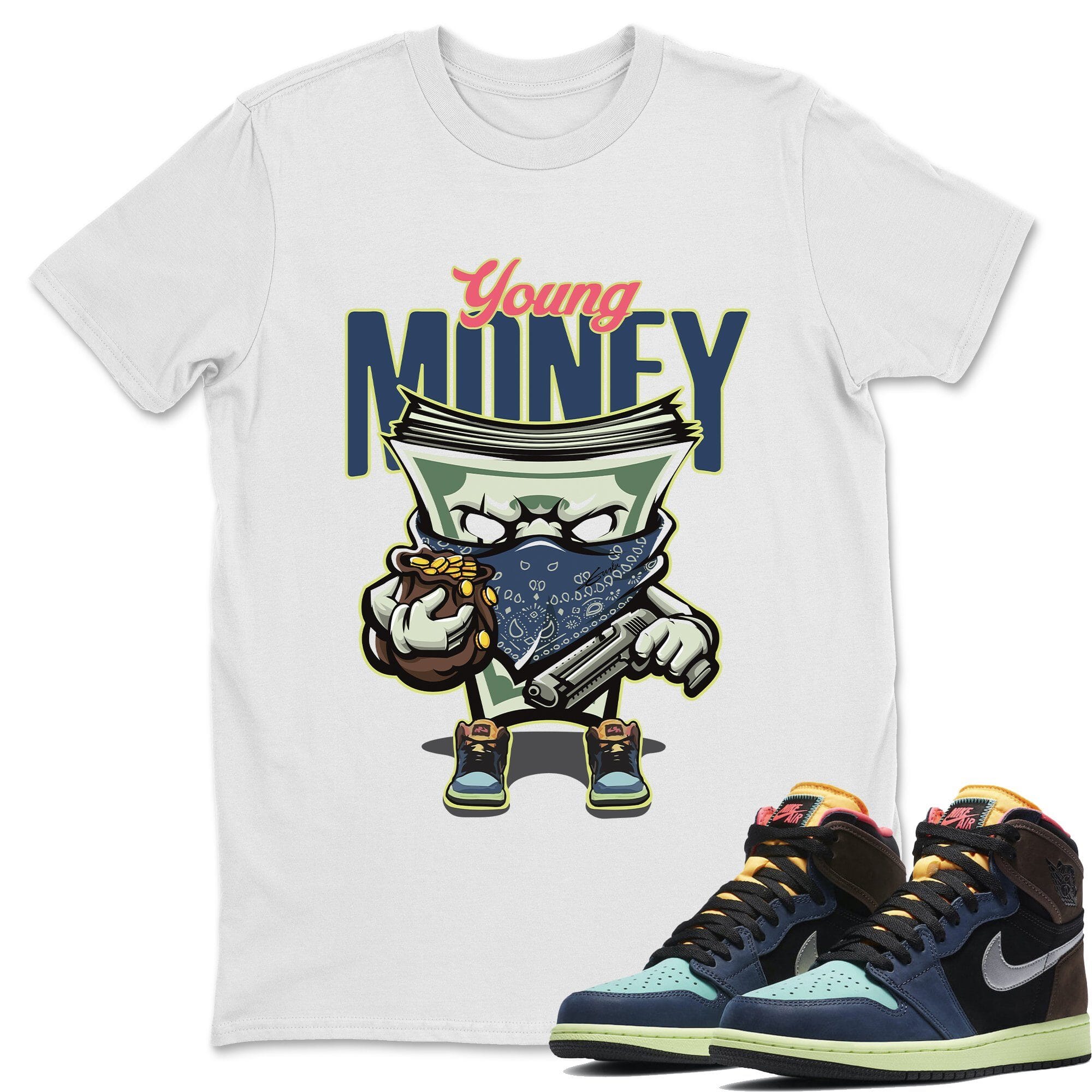 Young Money Unisex Tops - Air Jordan 1 Bio Hack