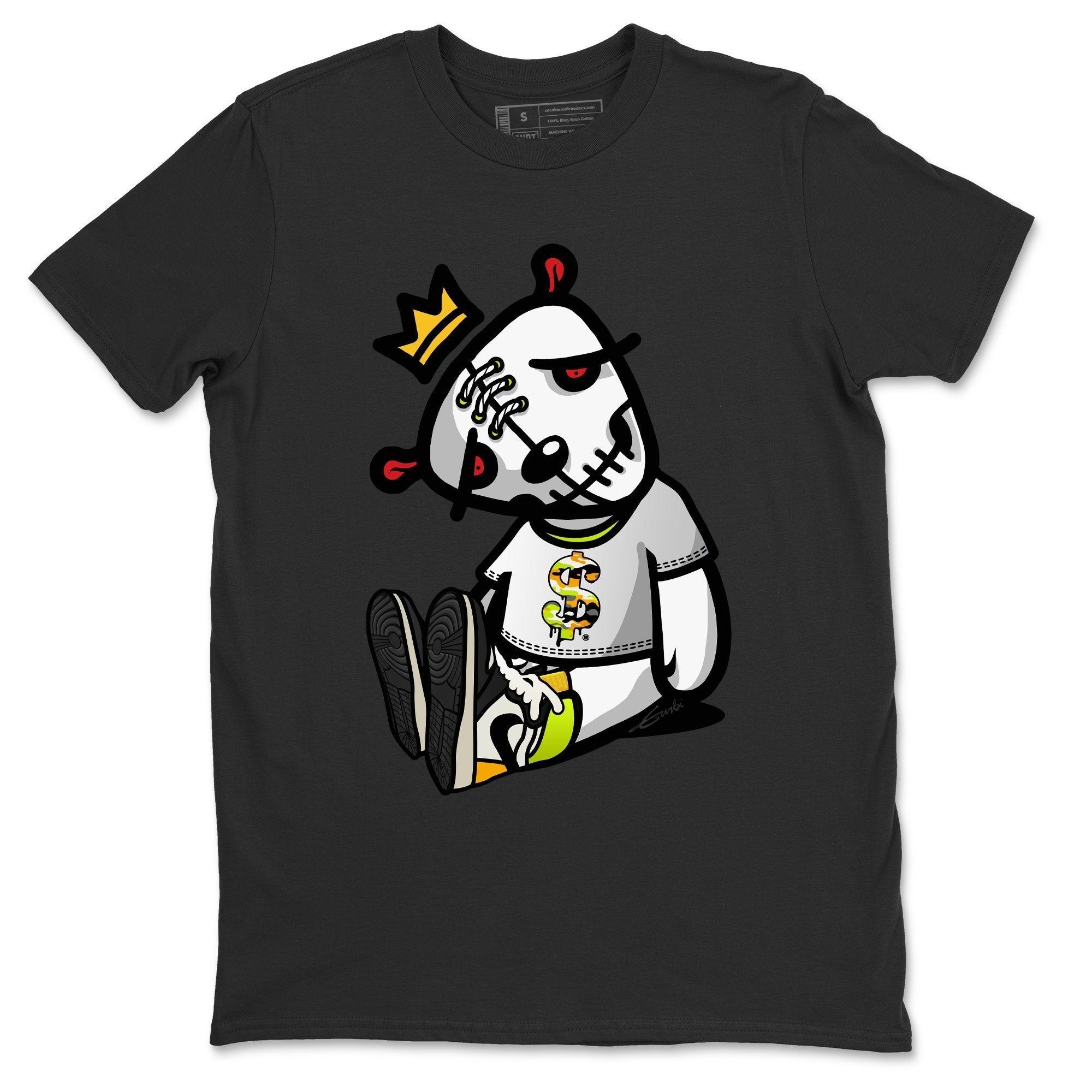 Dead Dolls Unisex Tops - Air Jordan 1 Volt Gold