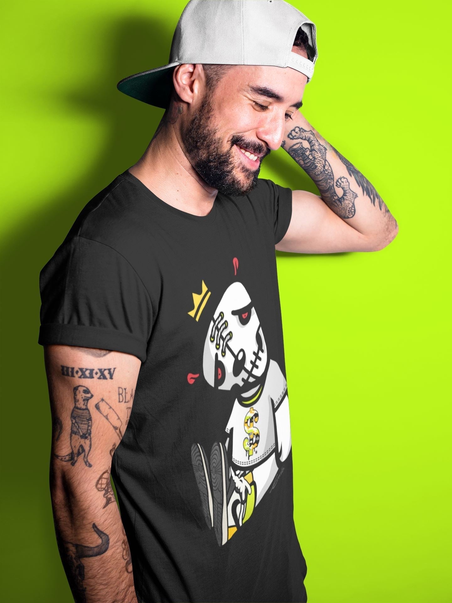 Dead Dolls Unisex Tops - Air Jordan 1 Volt Gold