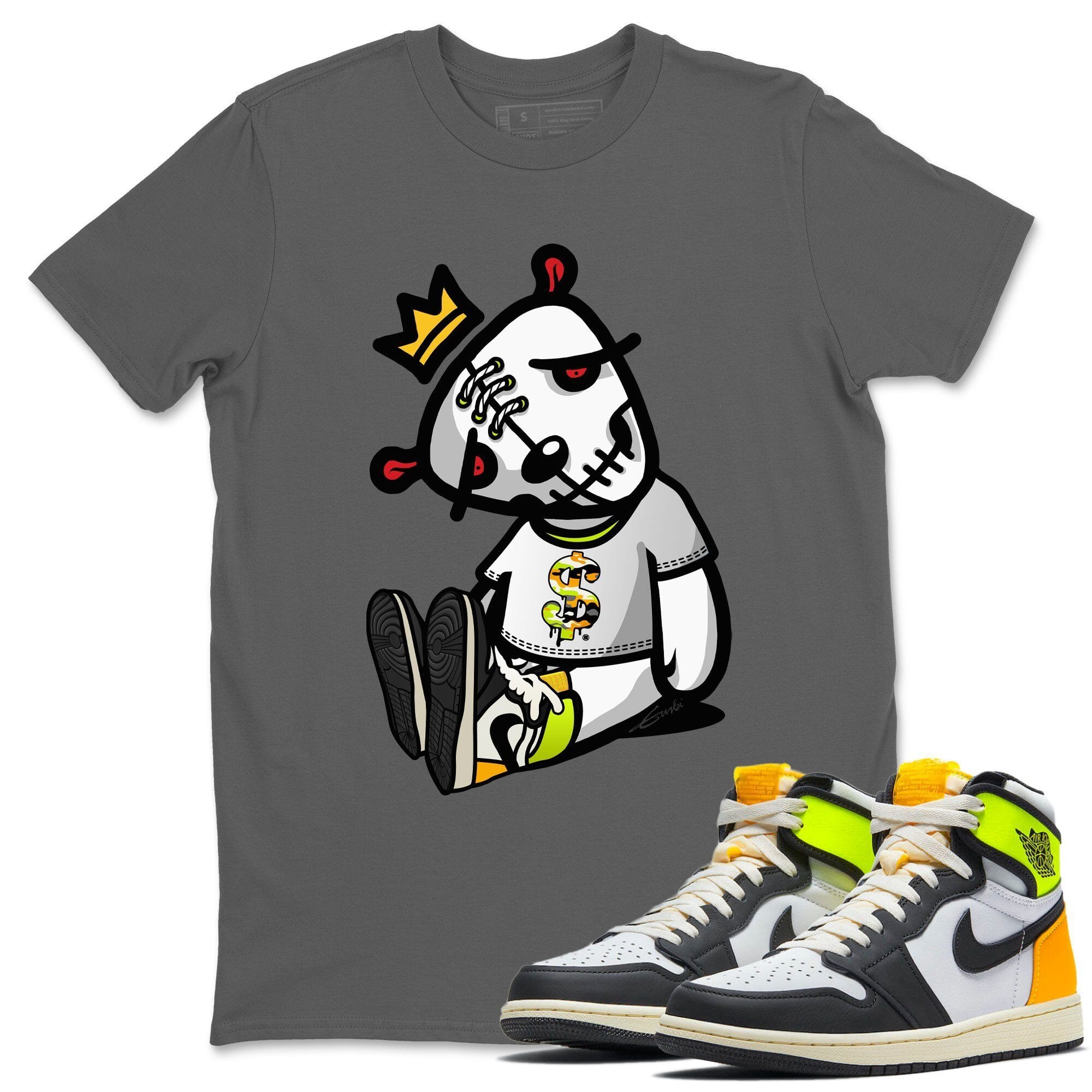 Dead Dolls Unisex Tops - Air Jordan 1 Volt Gold