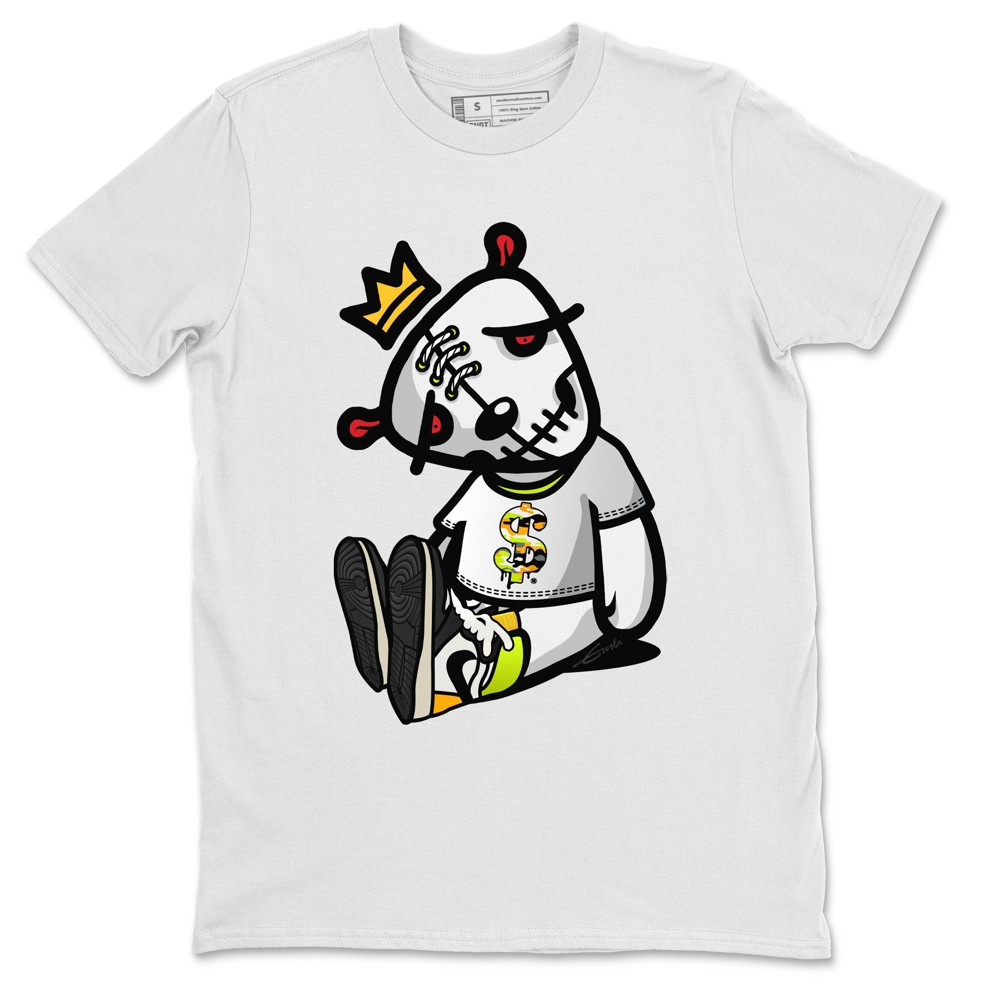 Dead Dolls Unisex Tops - Air Jordan 1 Volt Gold