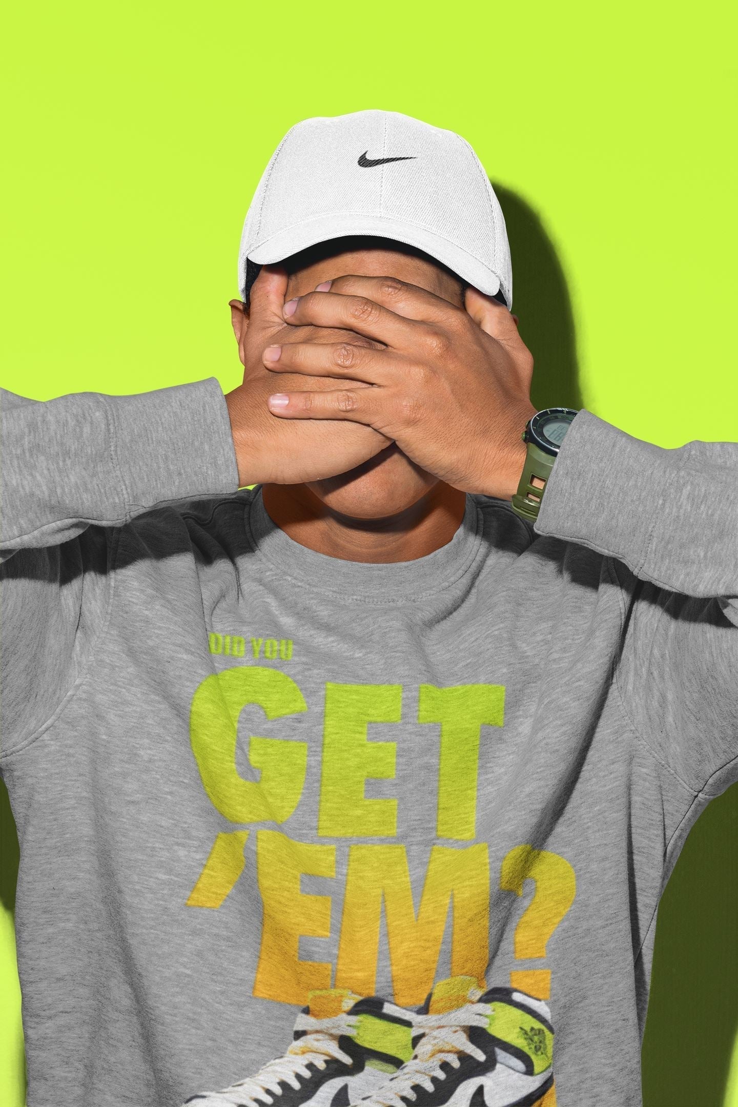 Did You Get 'Em Unisex Tops - Air Jordan 1 Volt Gold