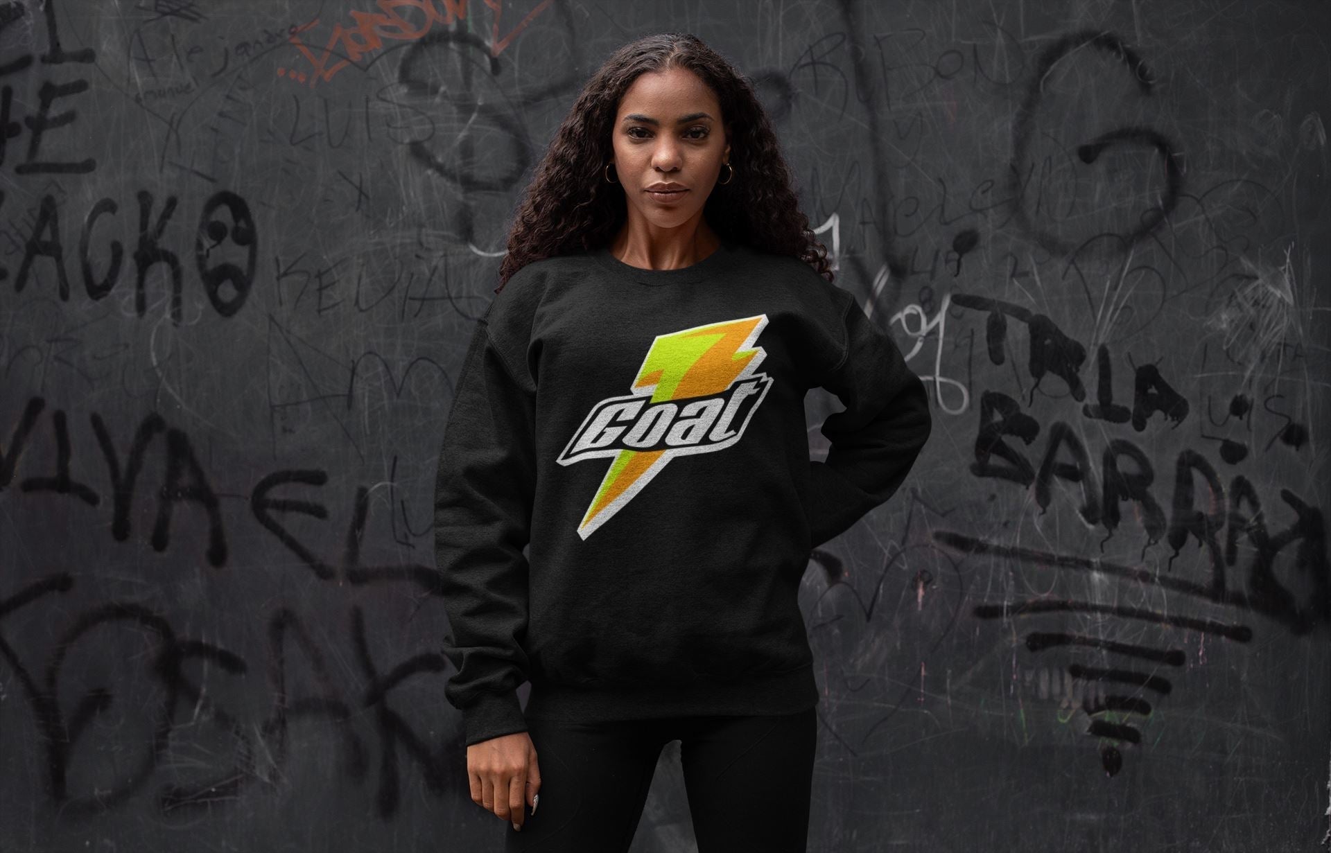 Goat Unisex Tops - Air Jordan 1 Volt Gold