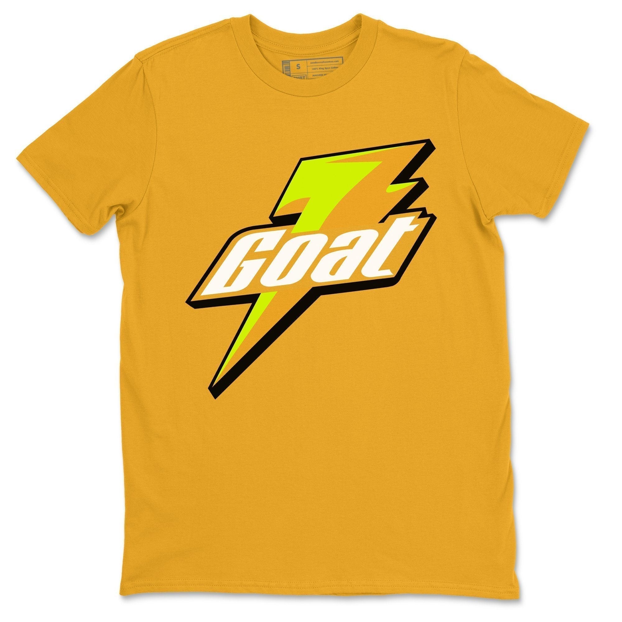 Goat Unisex Tops - Air Jordan 1 Volt Gold