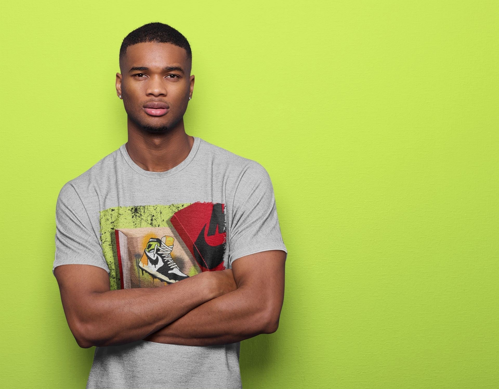 New Kicks Unisex Tops - Air Jordan 1 Volt Gold