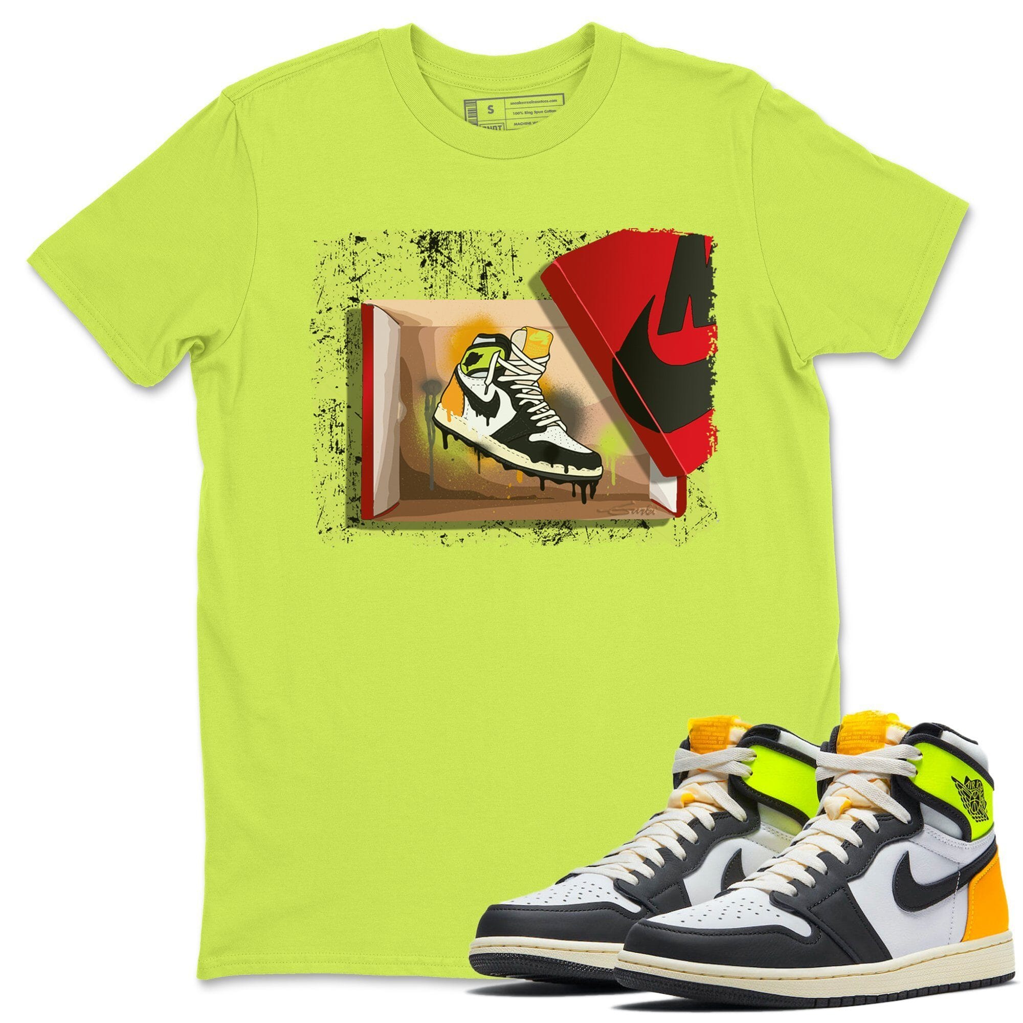 New Kicks Unisex Tops - Air Jordan 1 Volt Gold